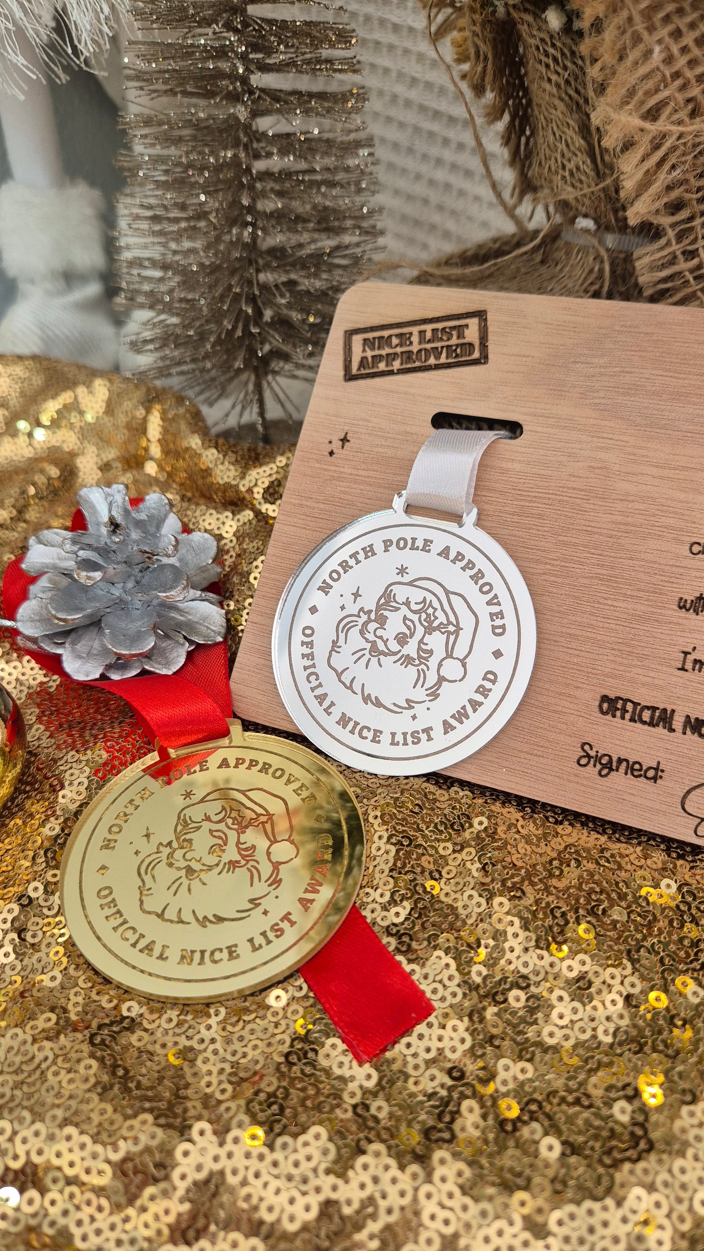 Santa's nice list Award