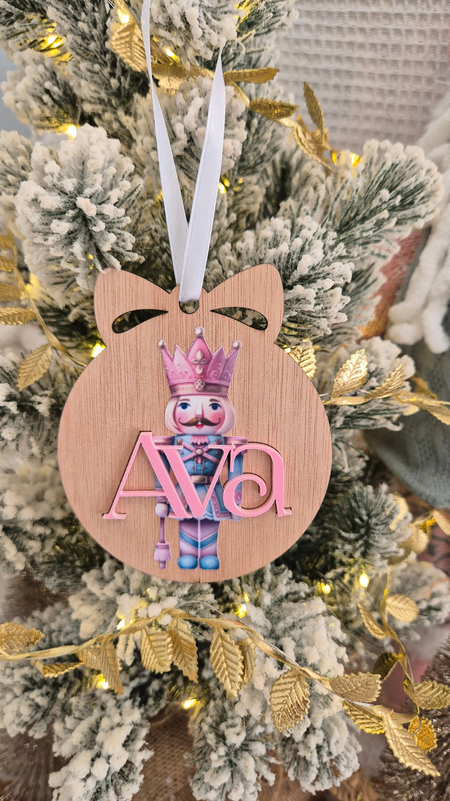 Printed Christmas Baubles