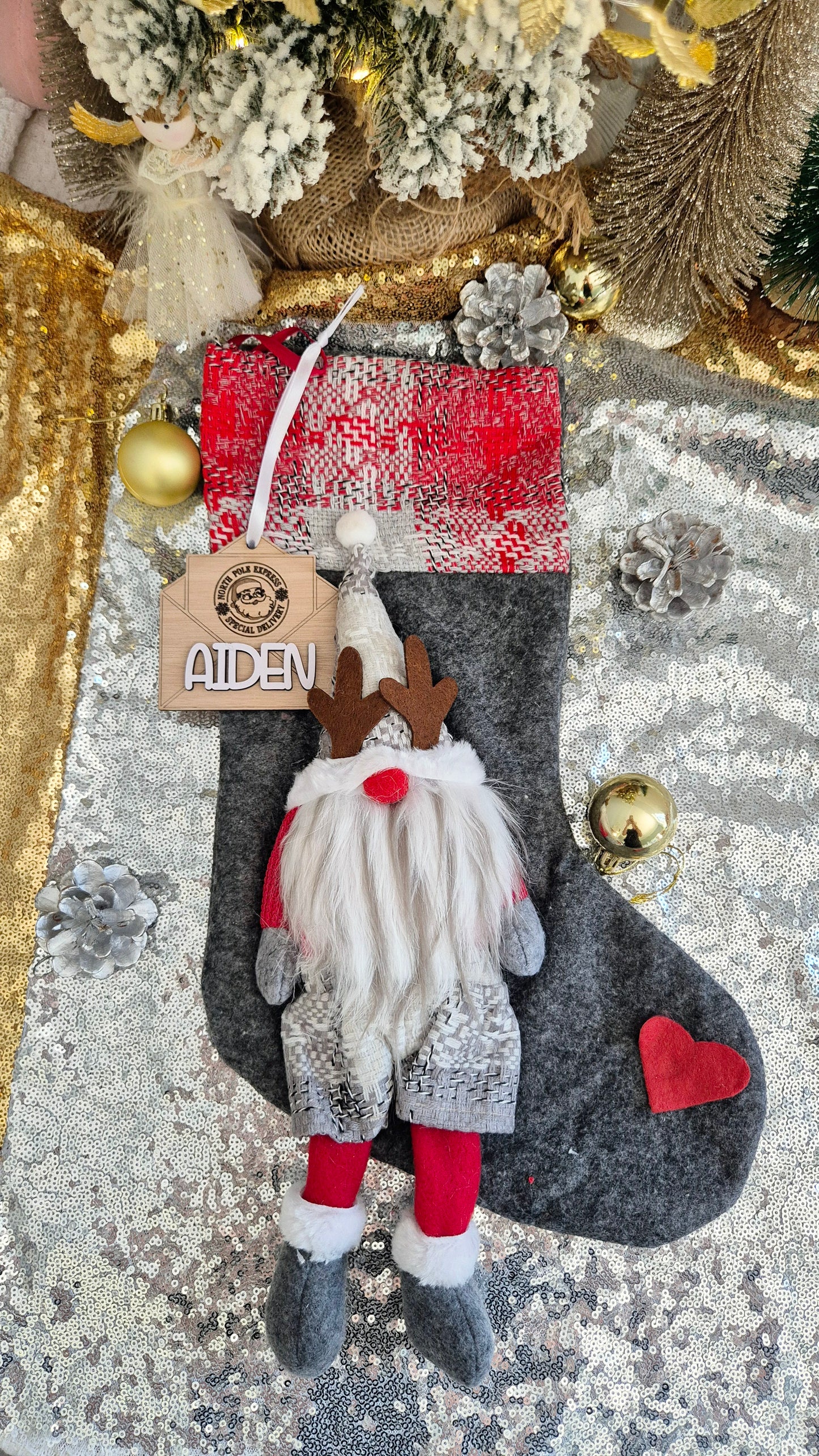 Personalised Gnome Stockings was R150 now R125 plus 20% discount at checkout!!