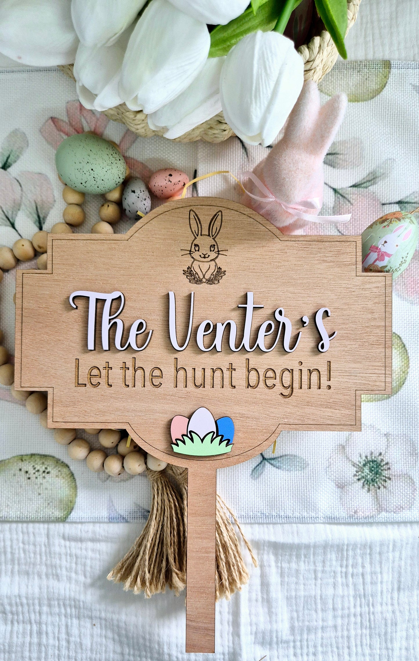 Let the hunt begin Family sign