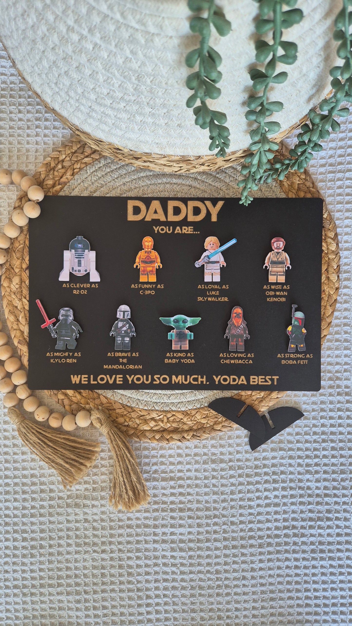 Starwars figurines Plaque