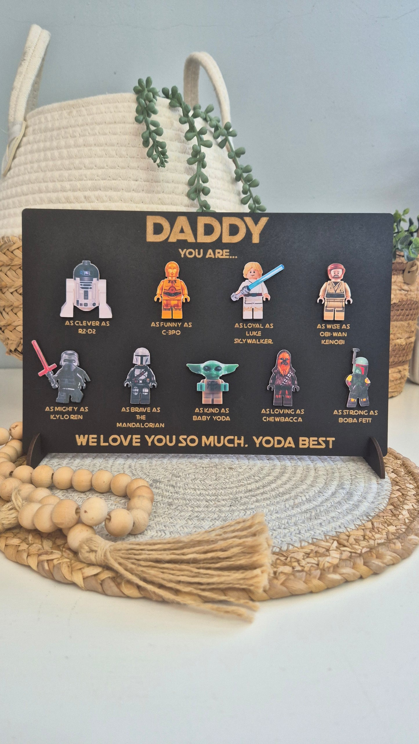 Starwars figurines Plaque