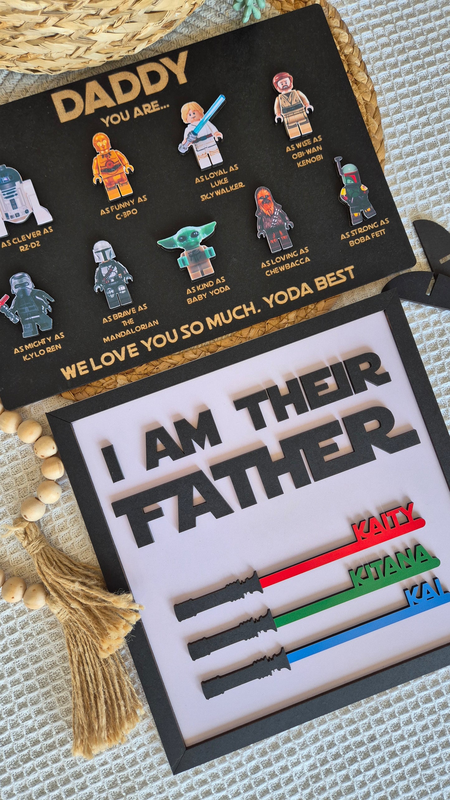 Starwars figurines Plaque
