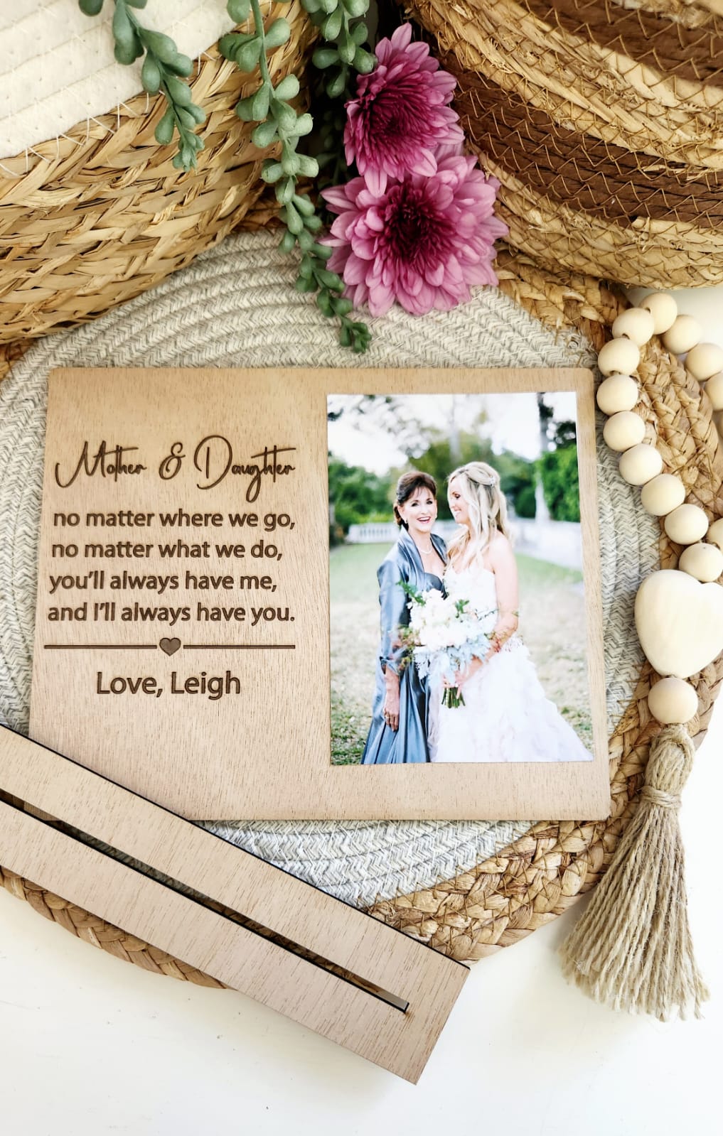 Mother & Daughter Picture plaque