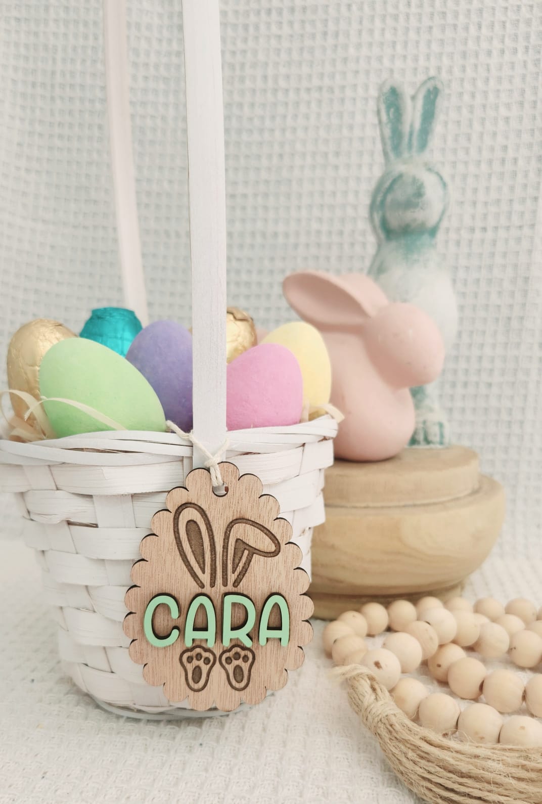 Scalloped Easter Tag