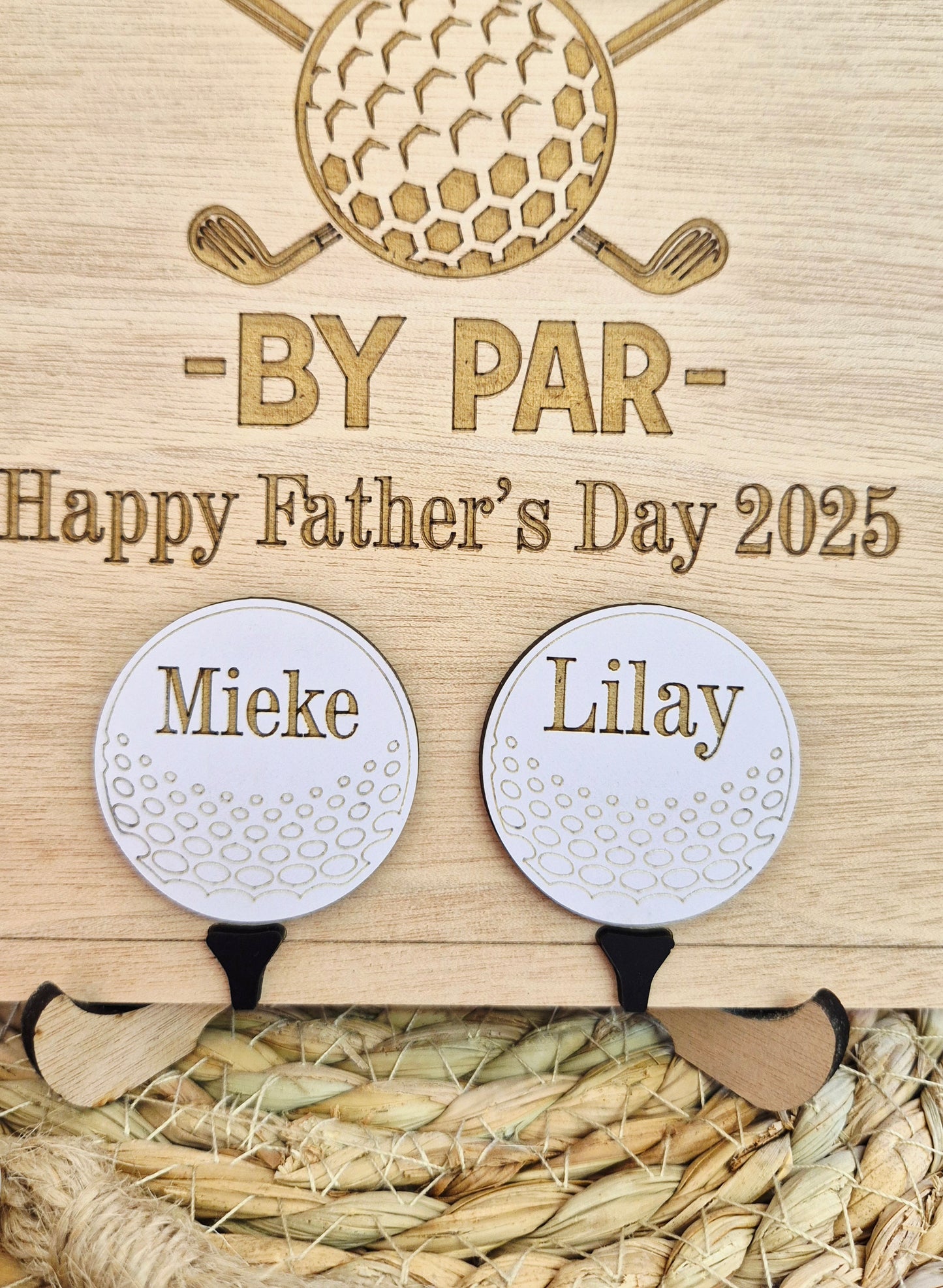 Father's Day Golf plaque