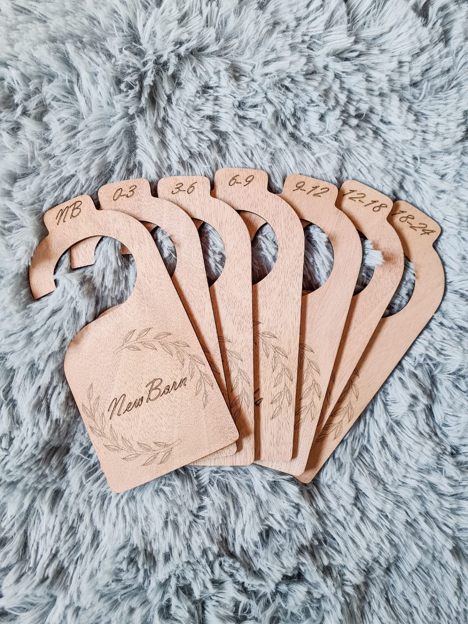 Wooden Engraved Closet Dividers