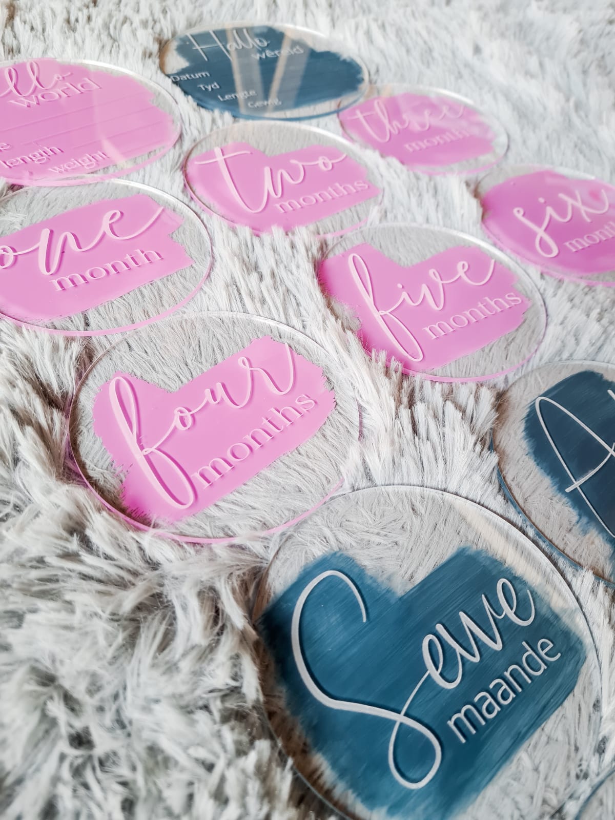 Acrylic Laser engraved Milestone Plaques