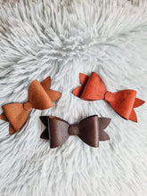 Load image into Gallery viewer, Genuine Leather Handmade Bow or Headband (2 pack) Was R140 now R105)
