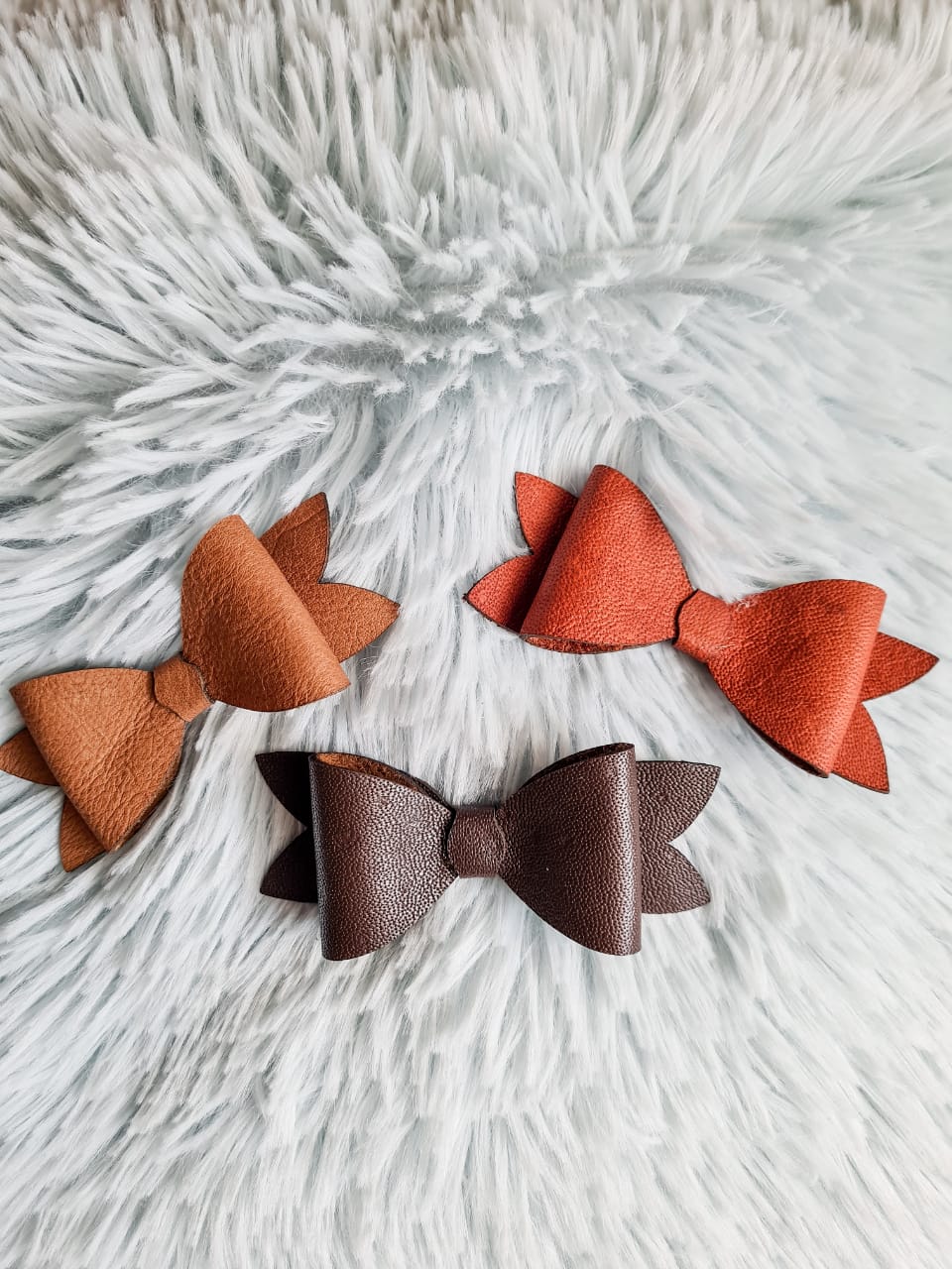 Genuine Leather Handmade Bow or Headband (2 pack) Was R140 now R105)