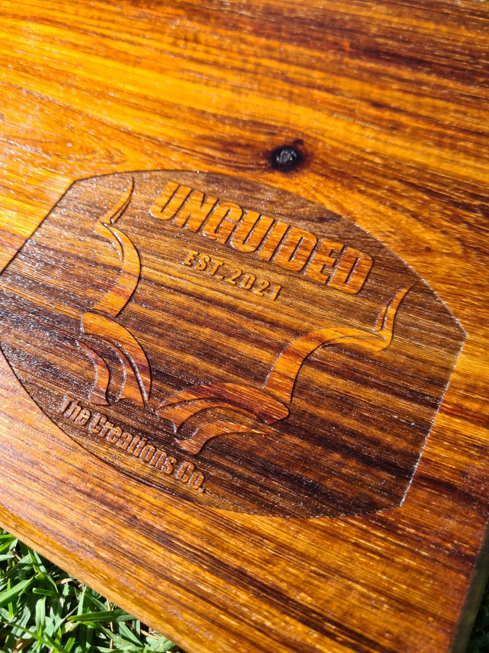 Kiaat Wood Biltong and Cheese Board (Solid wood)