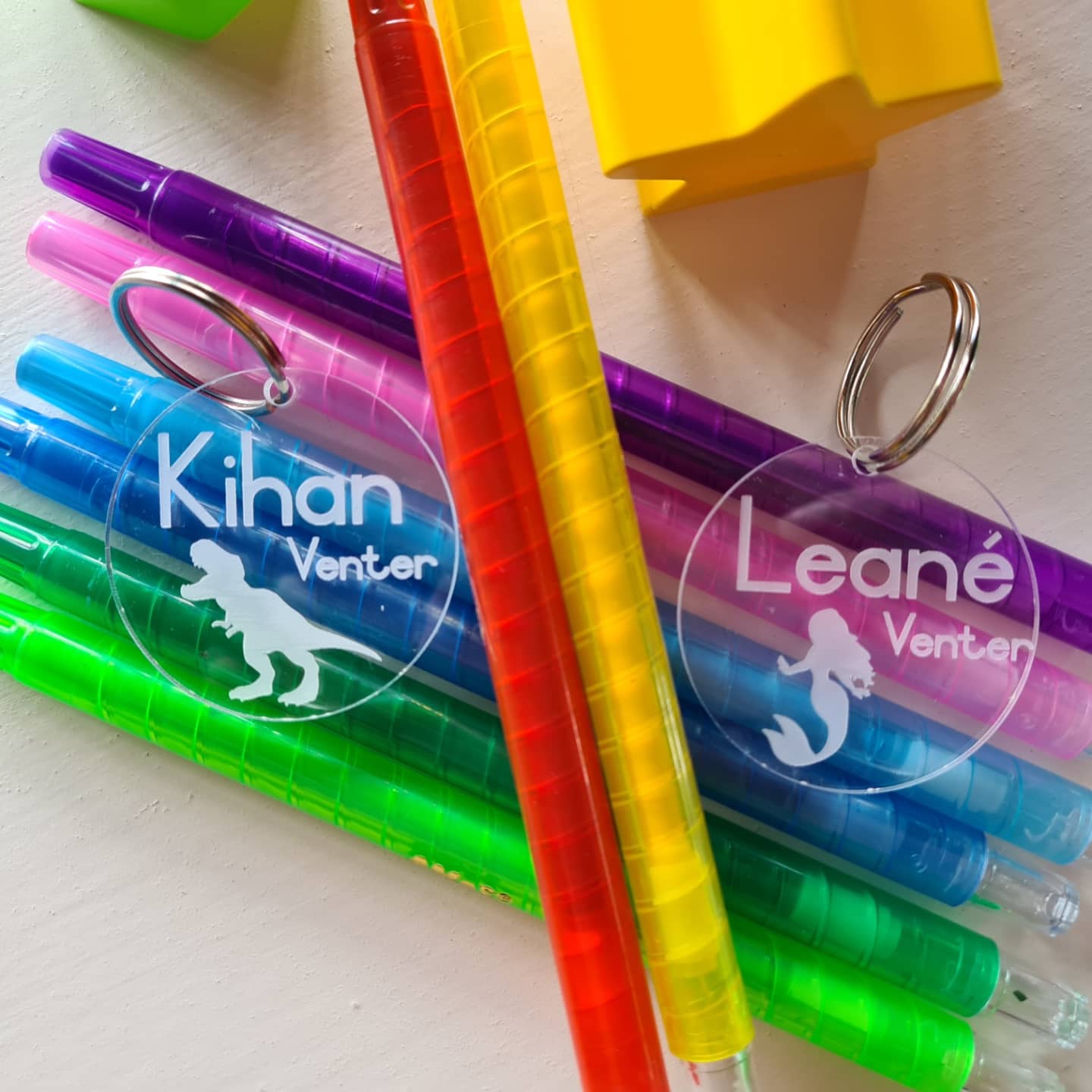 Personalised Name Tags (Dinosaur)