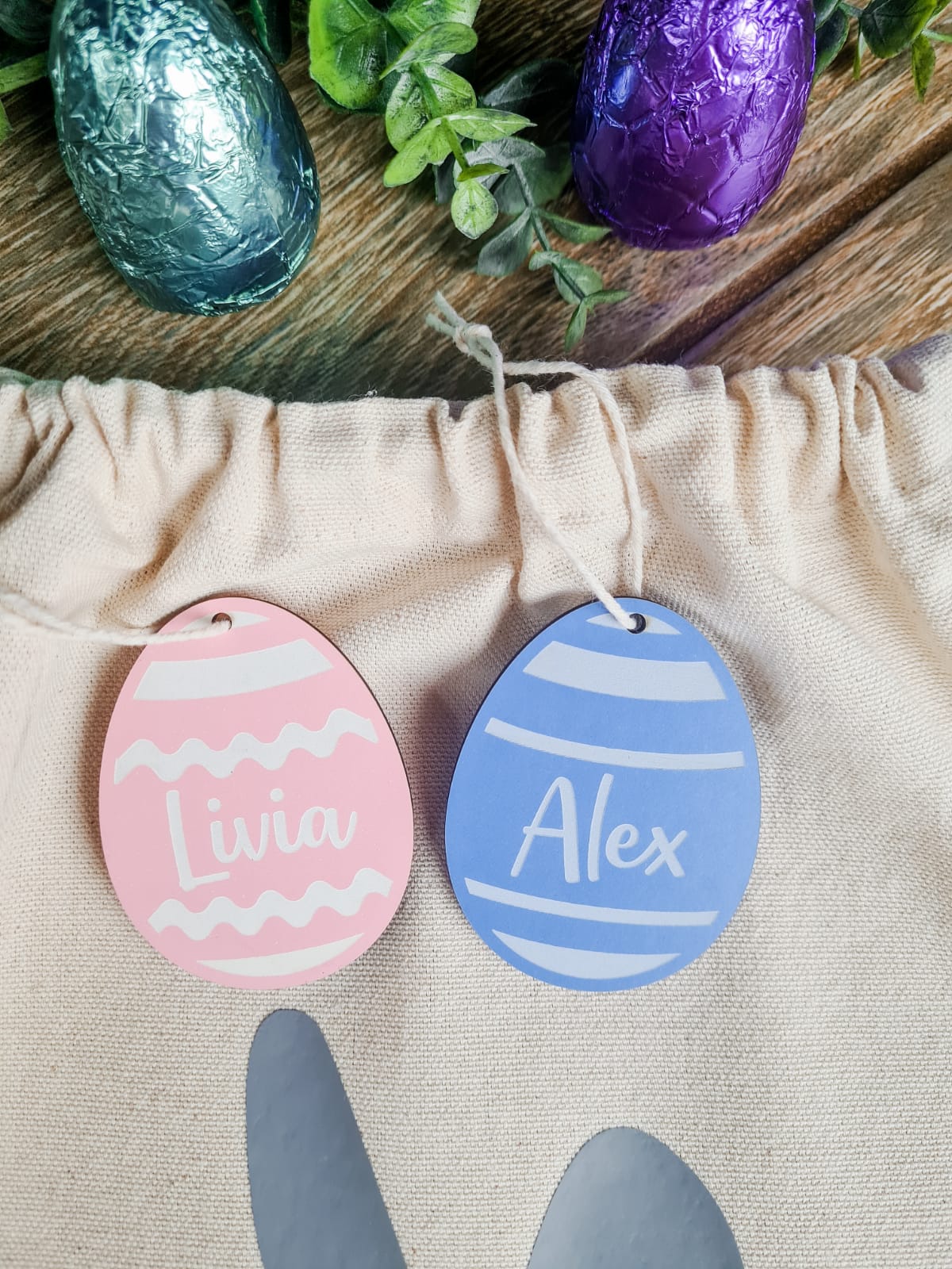 Easter egg hunt signs