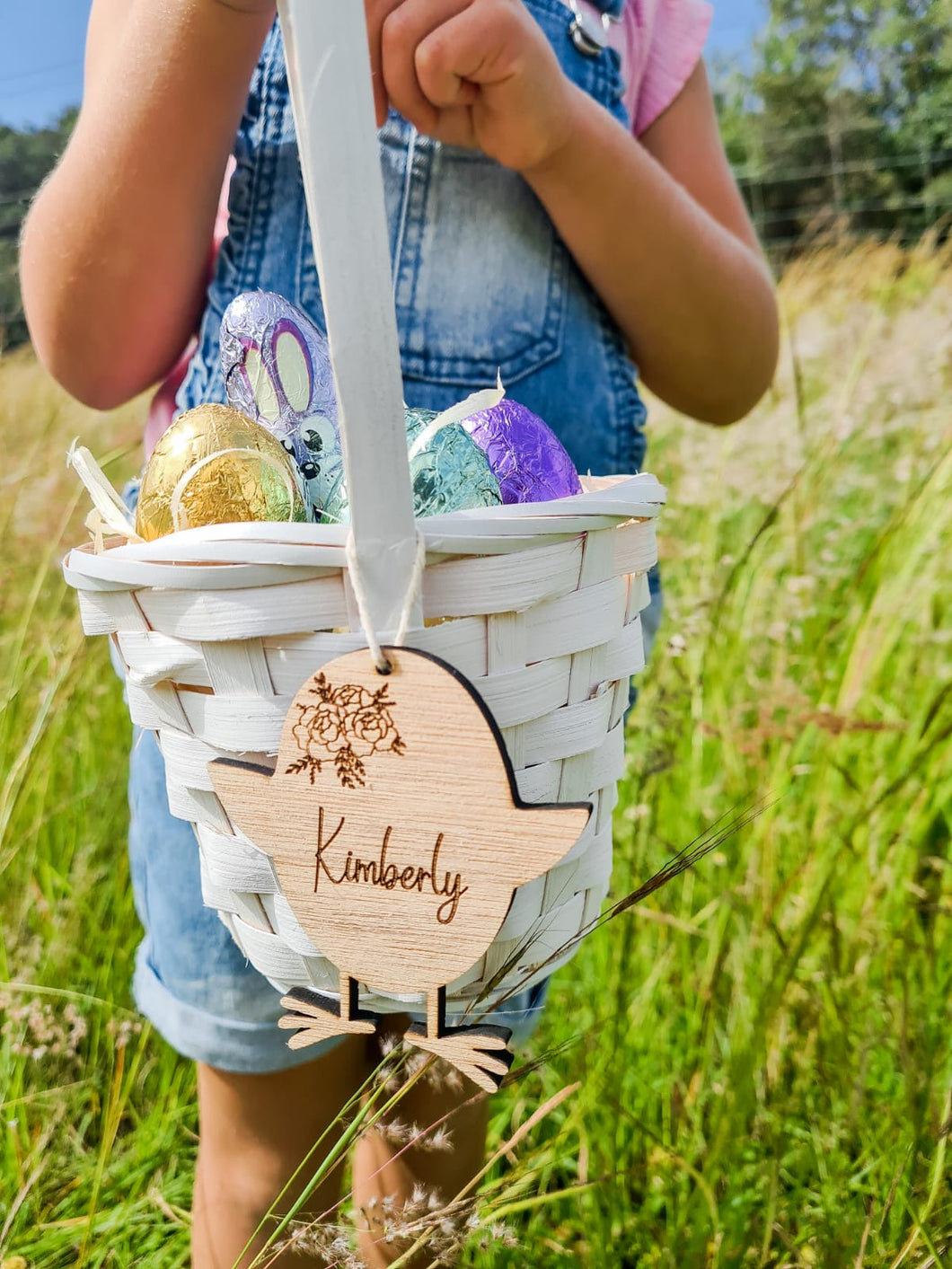 Personalised Easter basket tags