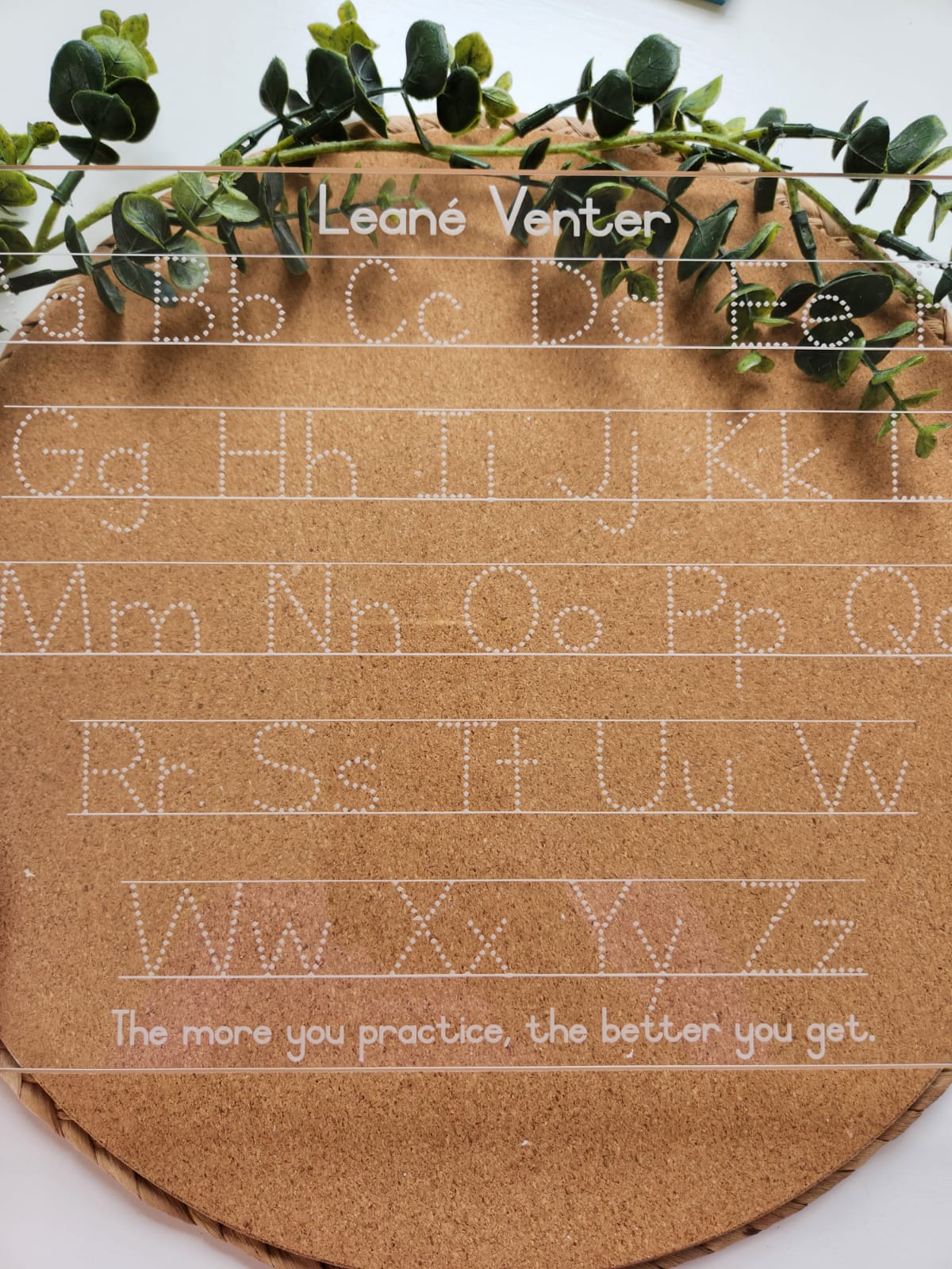 Learn to write your ABC`s