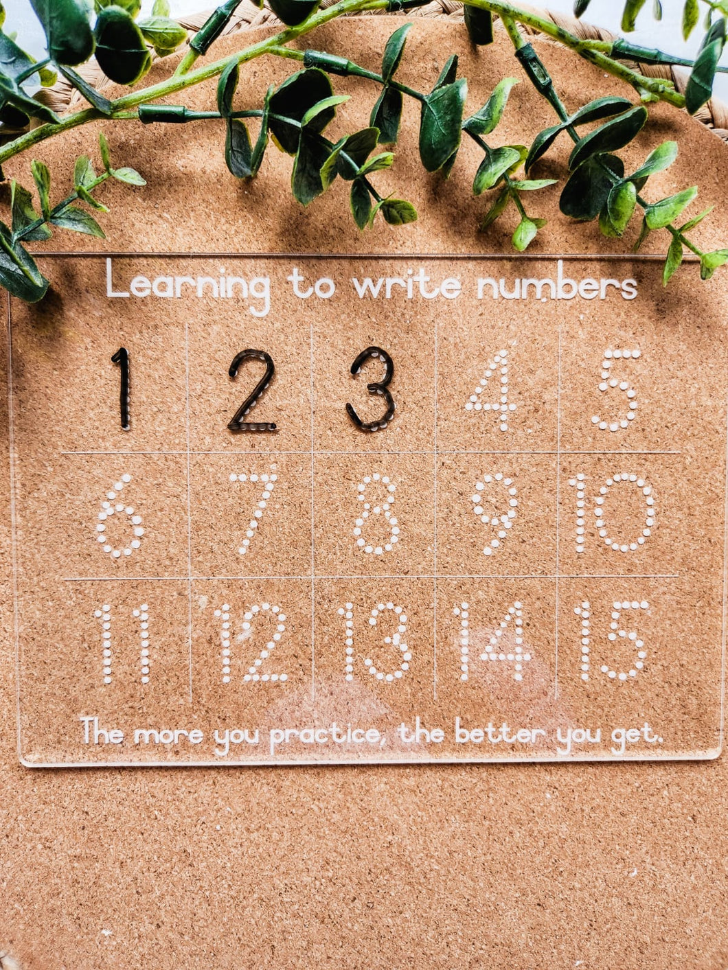 Learn to write your 123`s