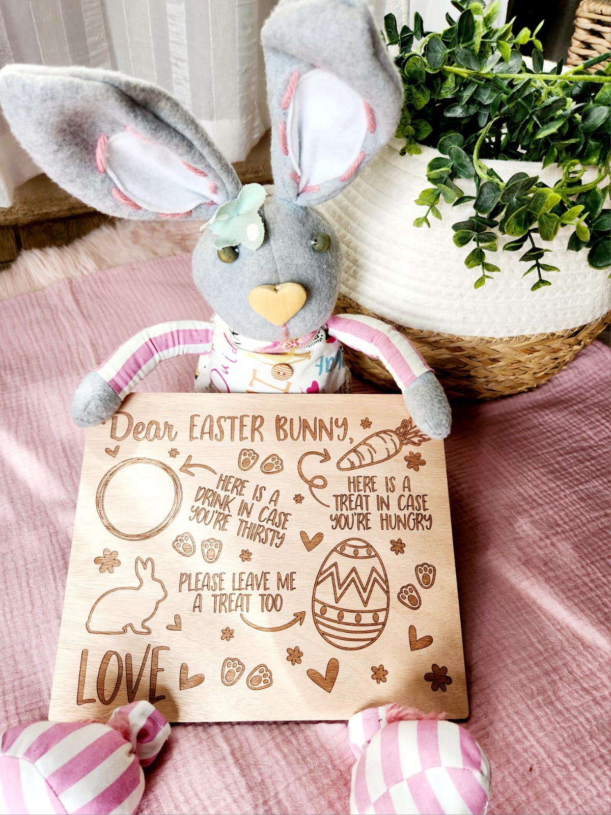 Easter Bunny Treat Plate