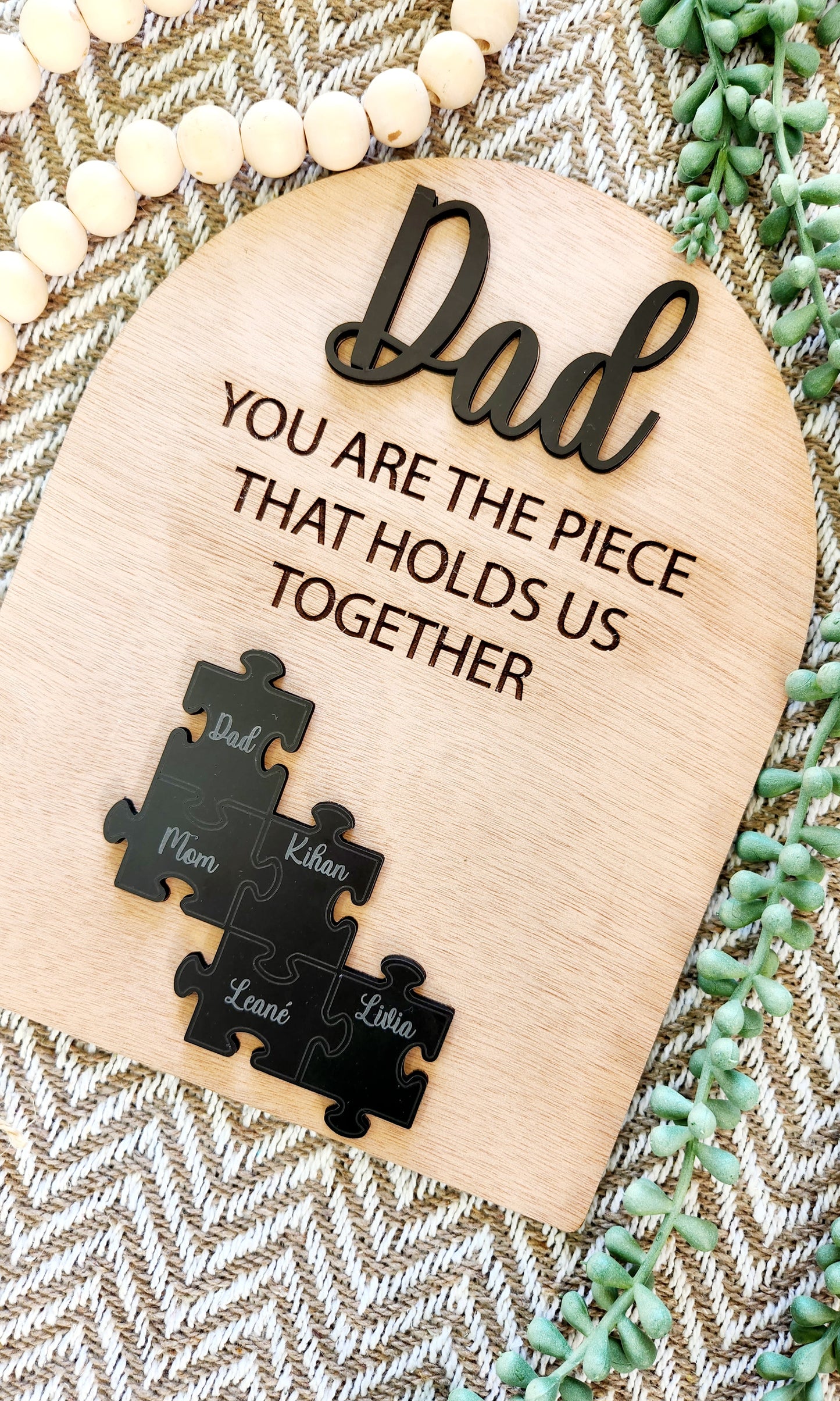 Dad Puzzle Arch