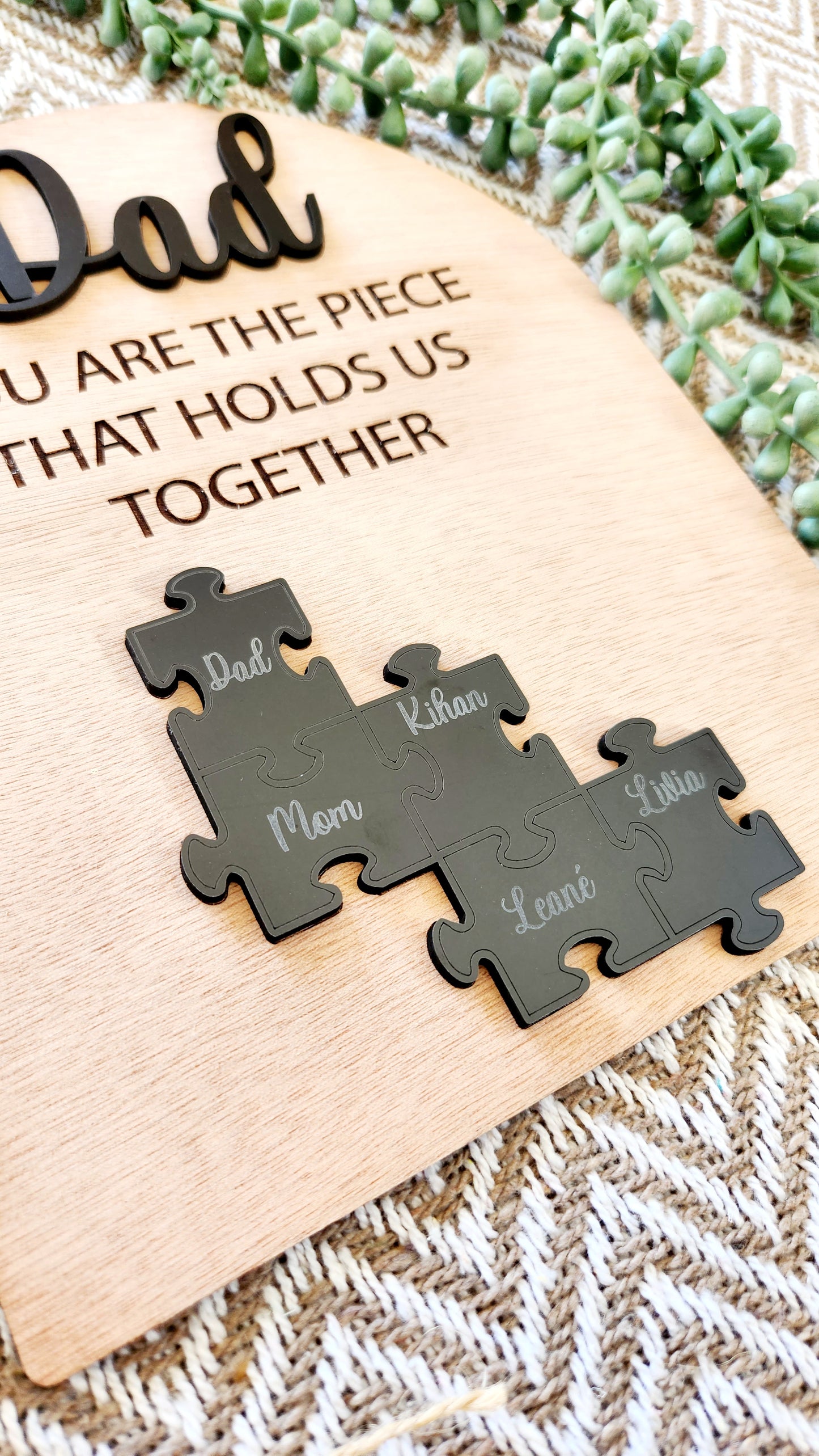 Dad Puzzle Arch