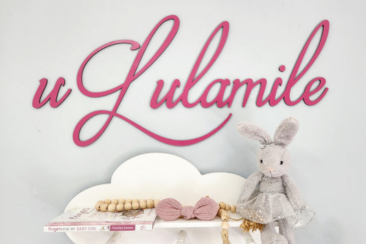 Painted Wooden Wall Names