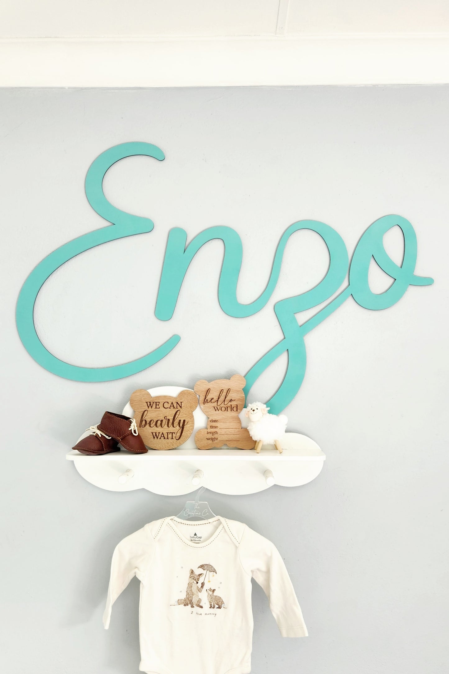 Painted Wooden Wall Names
