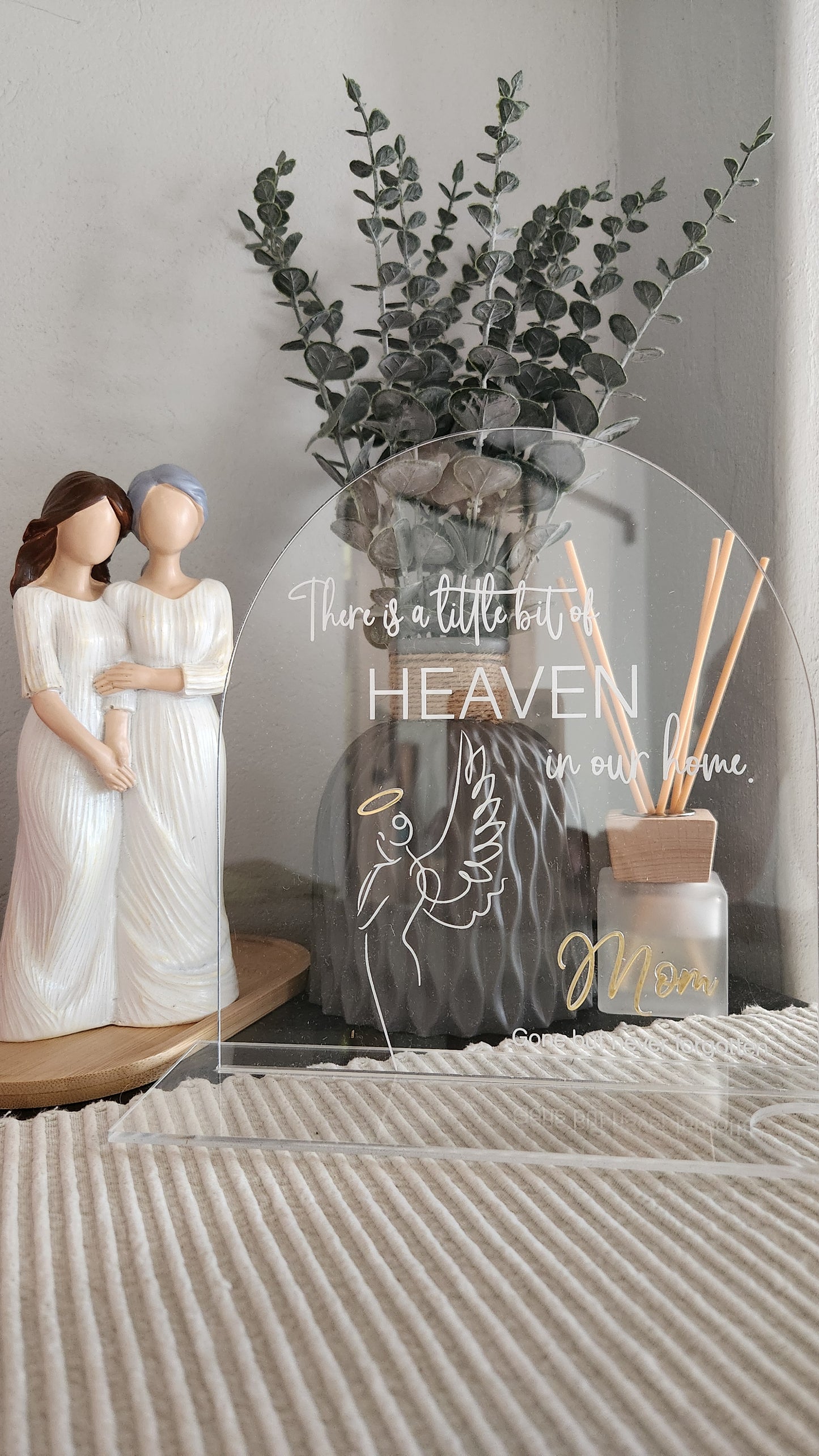 Angel Memorial Plaque (Acrylic)