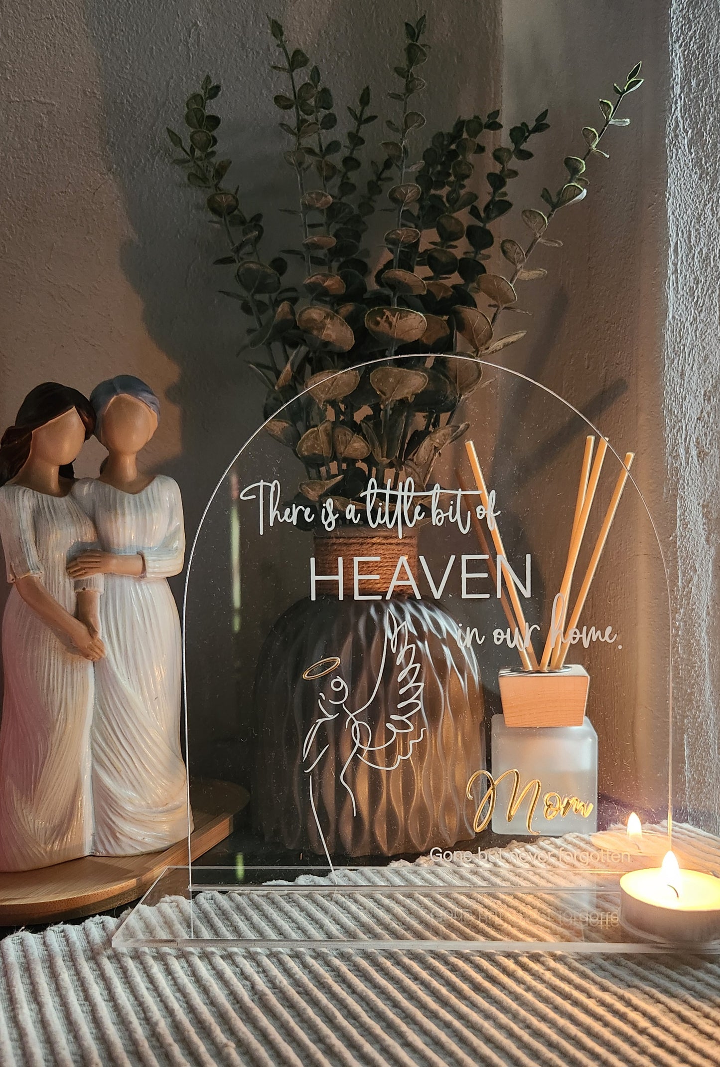 Angel Memorial Plaque (Acrylic)