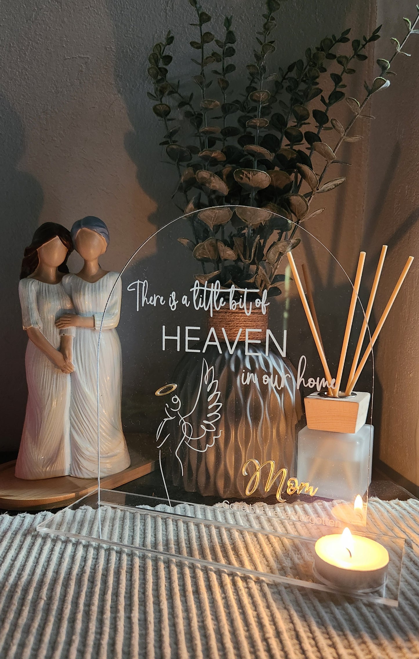 Angel Memorial Plaque (Acrylic)