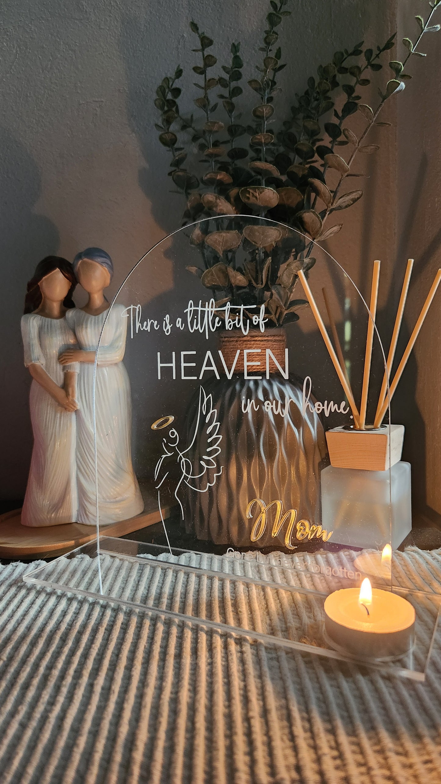 Angel Memorial Plaque (Acrylic)