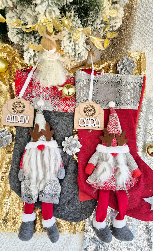 Personalised Gnome Stockings