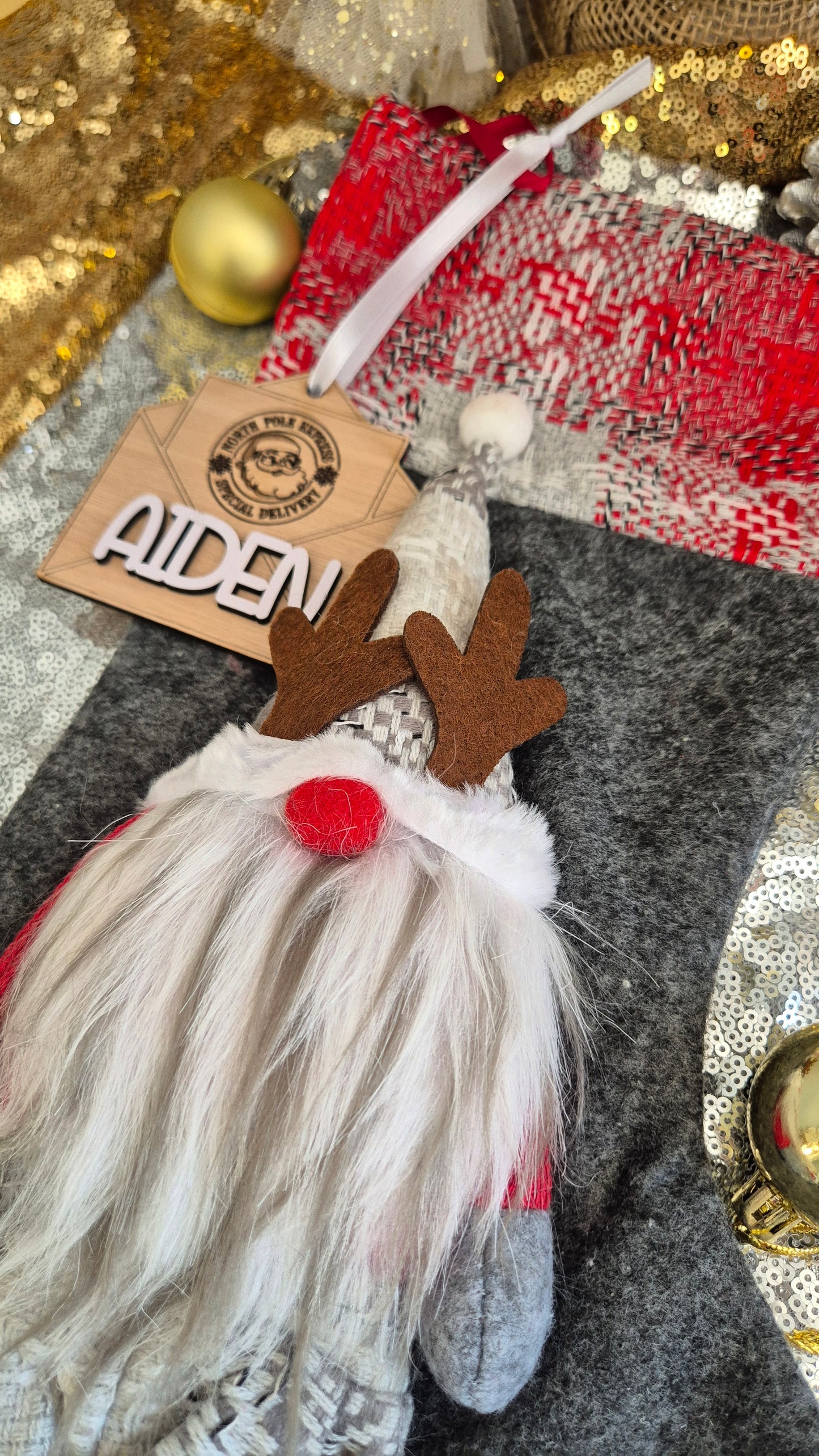 Personalised Gnome Stockings