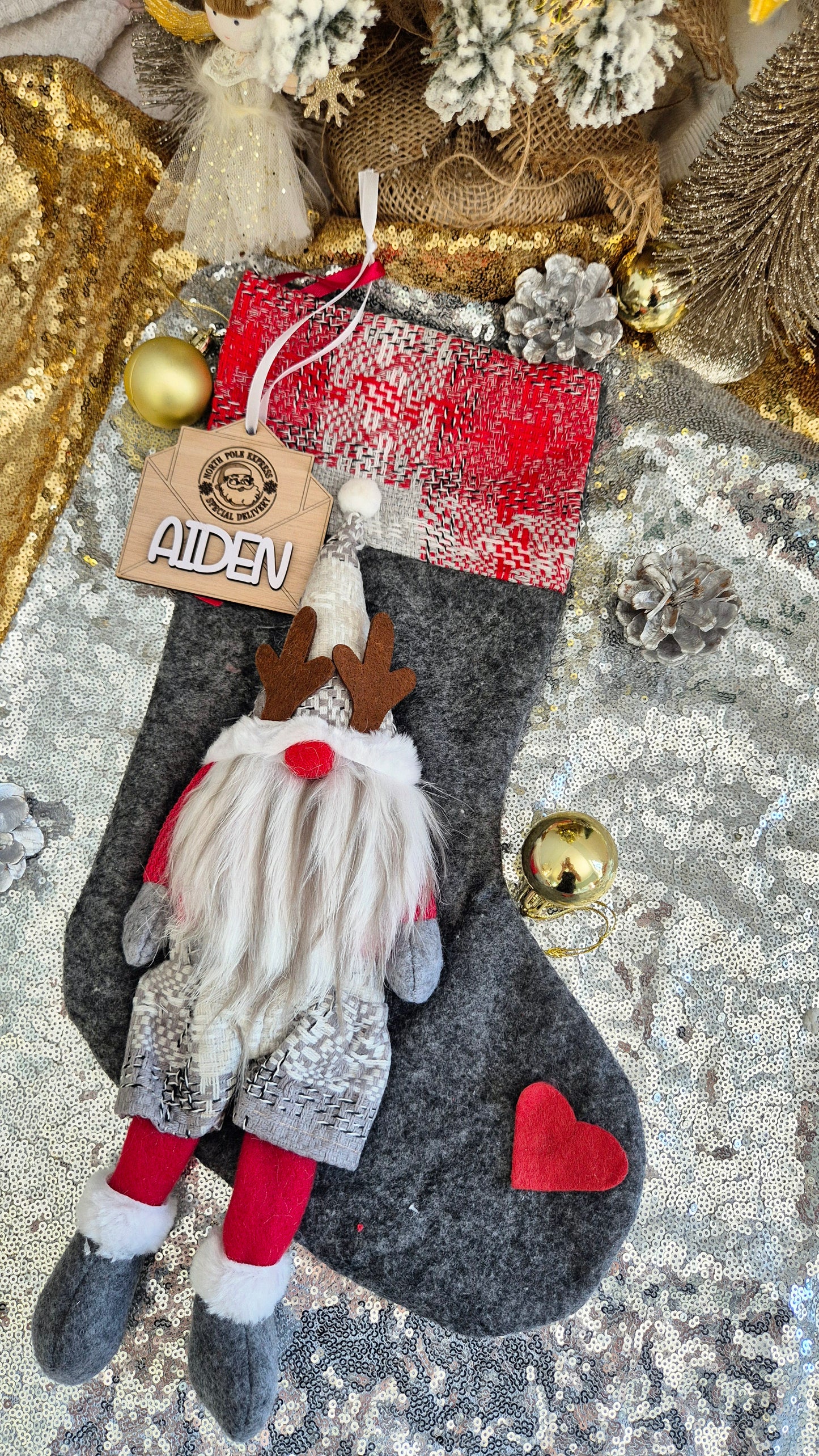 Personalised Gnome Stockings