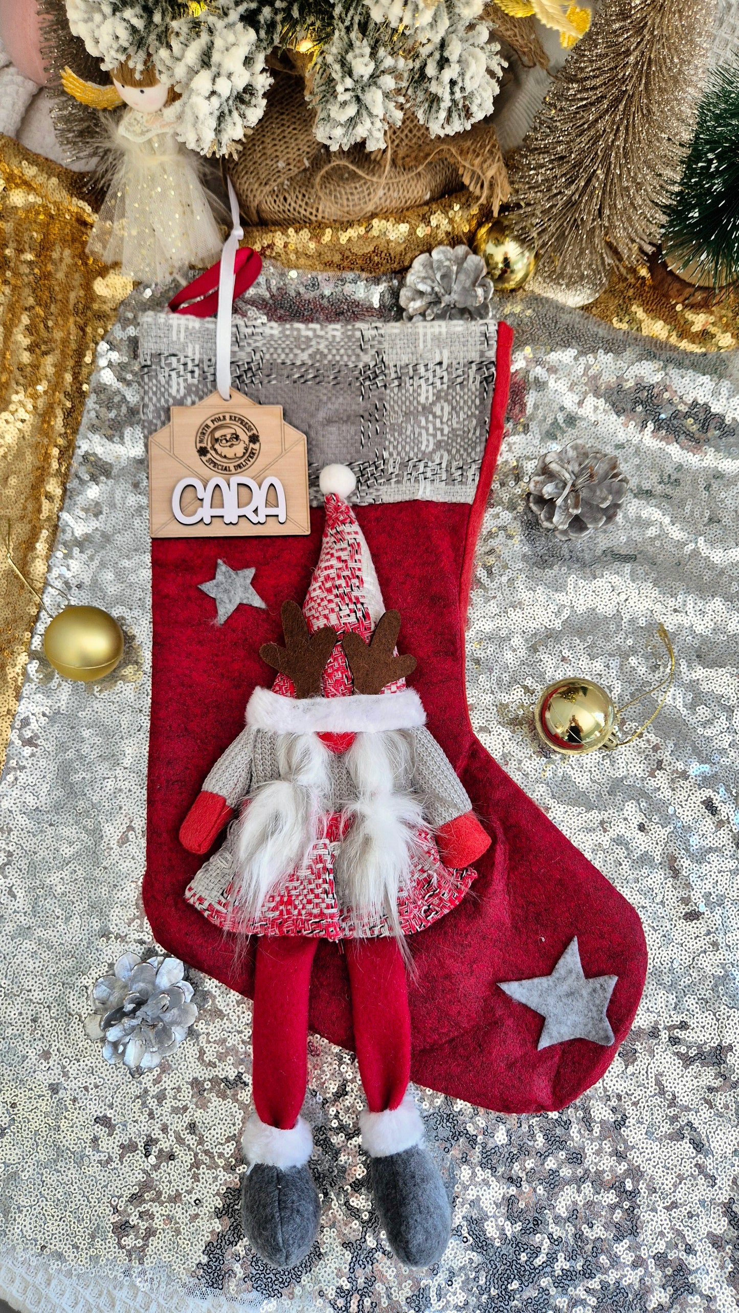 Personalised Gnome Stockings