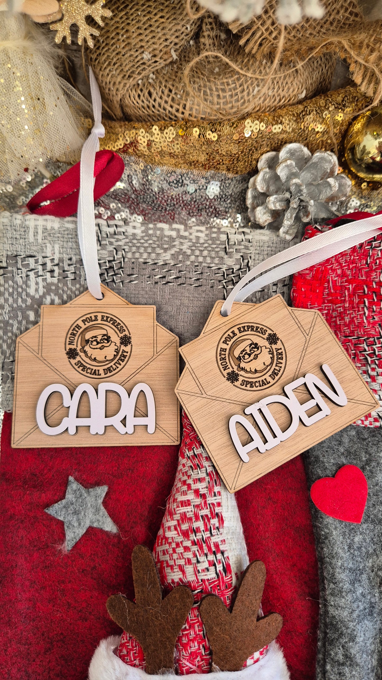 Personalised Gnome Stockings