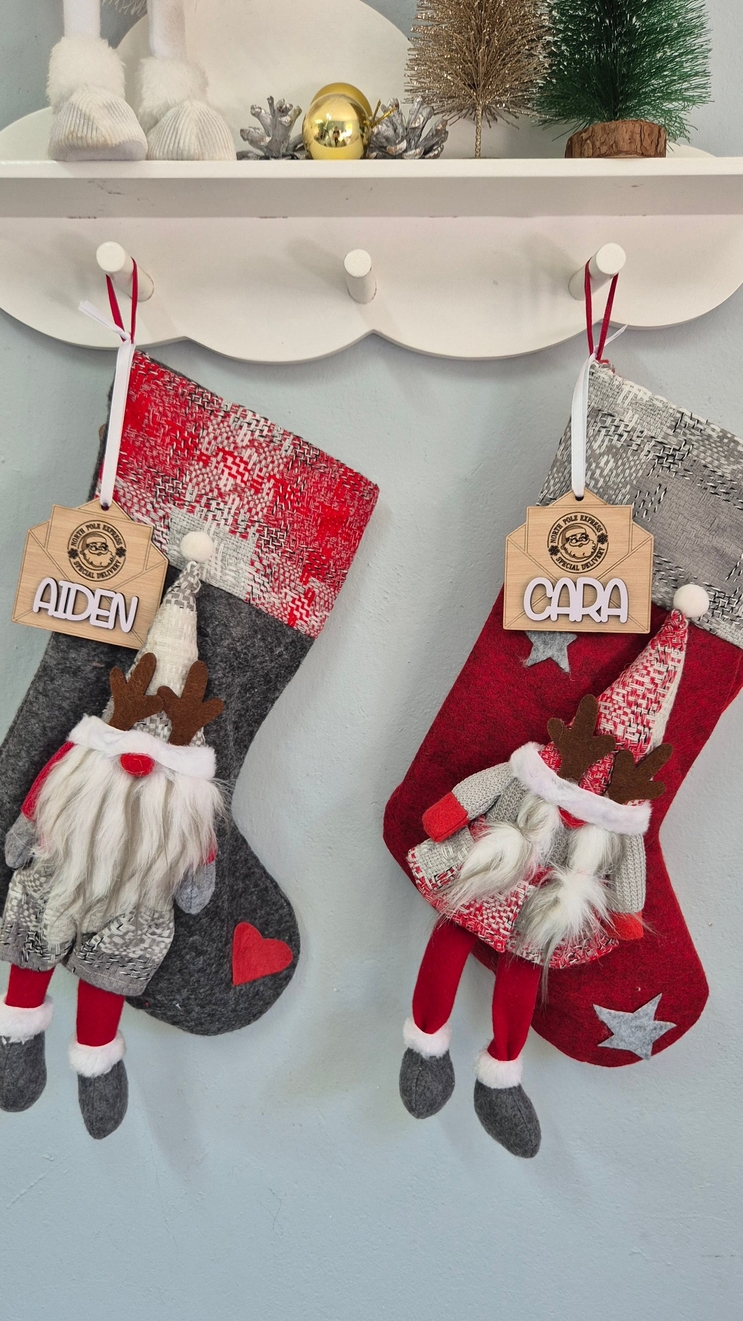 Personalised Gnome Stockings