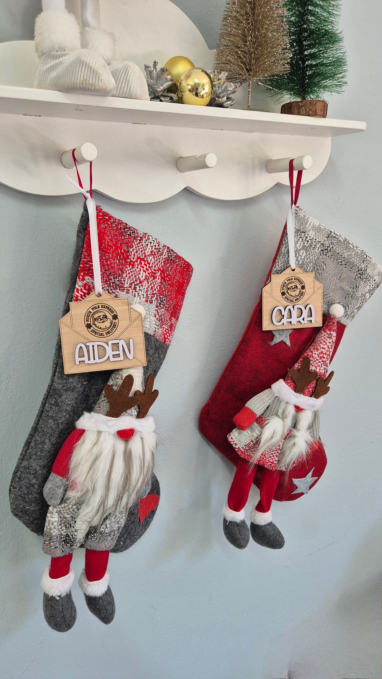 Personalised Gnome Stockings