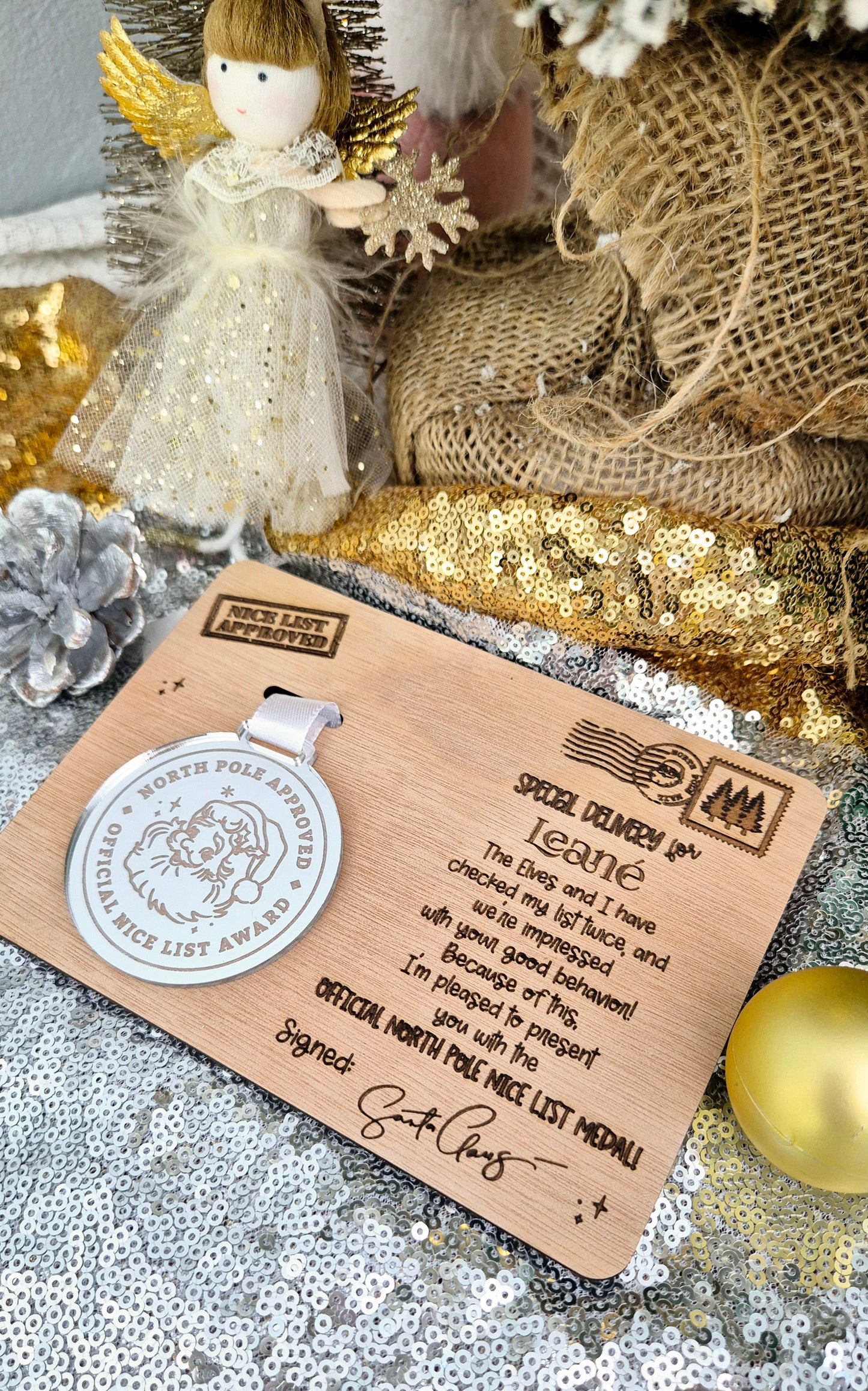 Santa's nice list Award