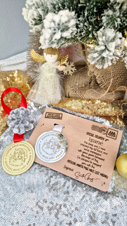 Santa's nice list Award