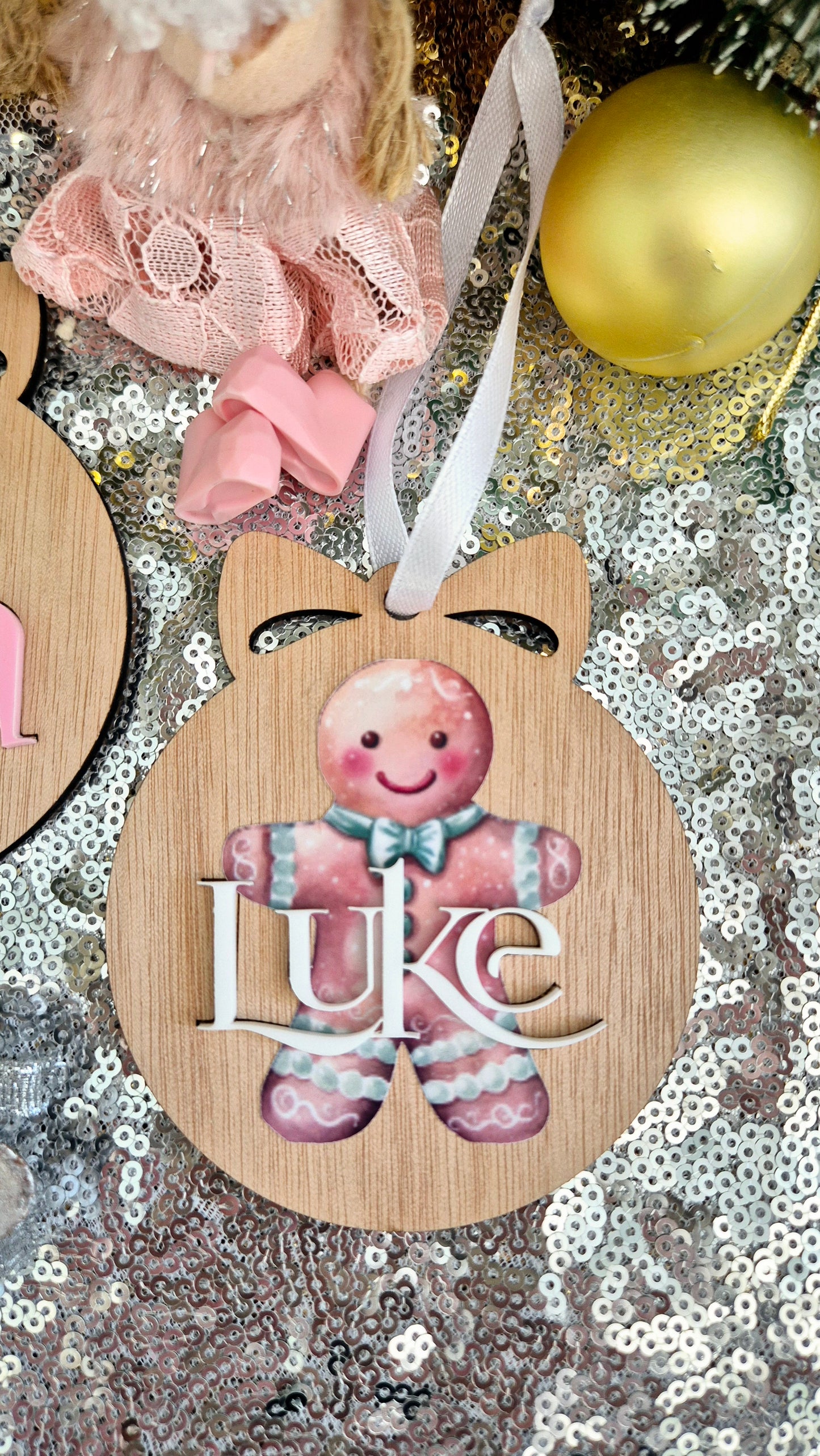 Printed Christmas Baubles