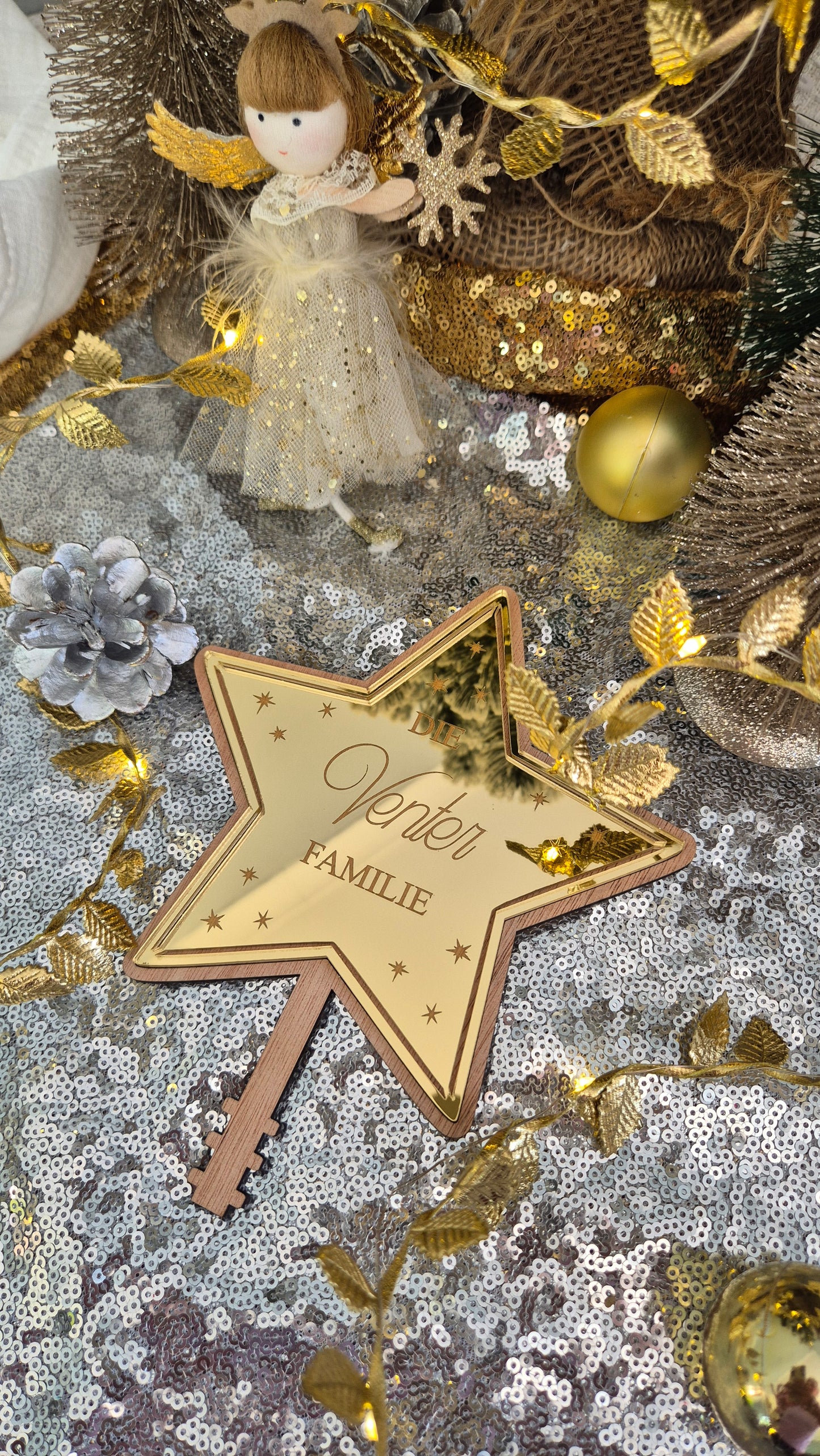 Christmas tree Topper (medium 150mmW)