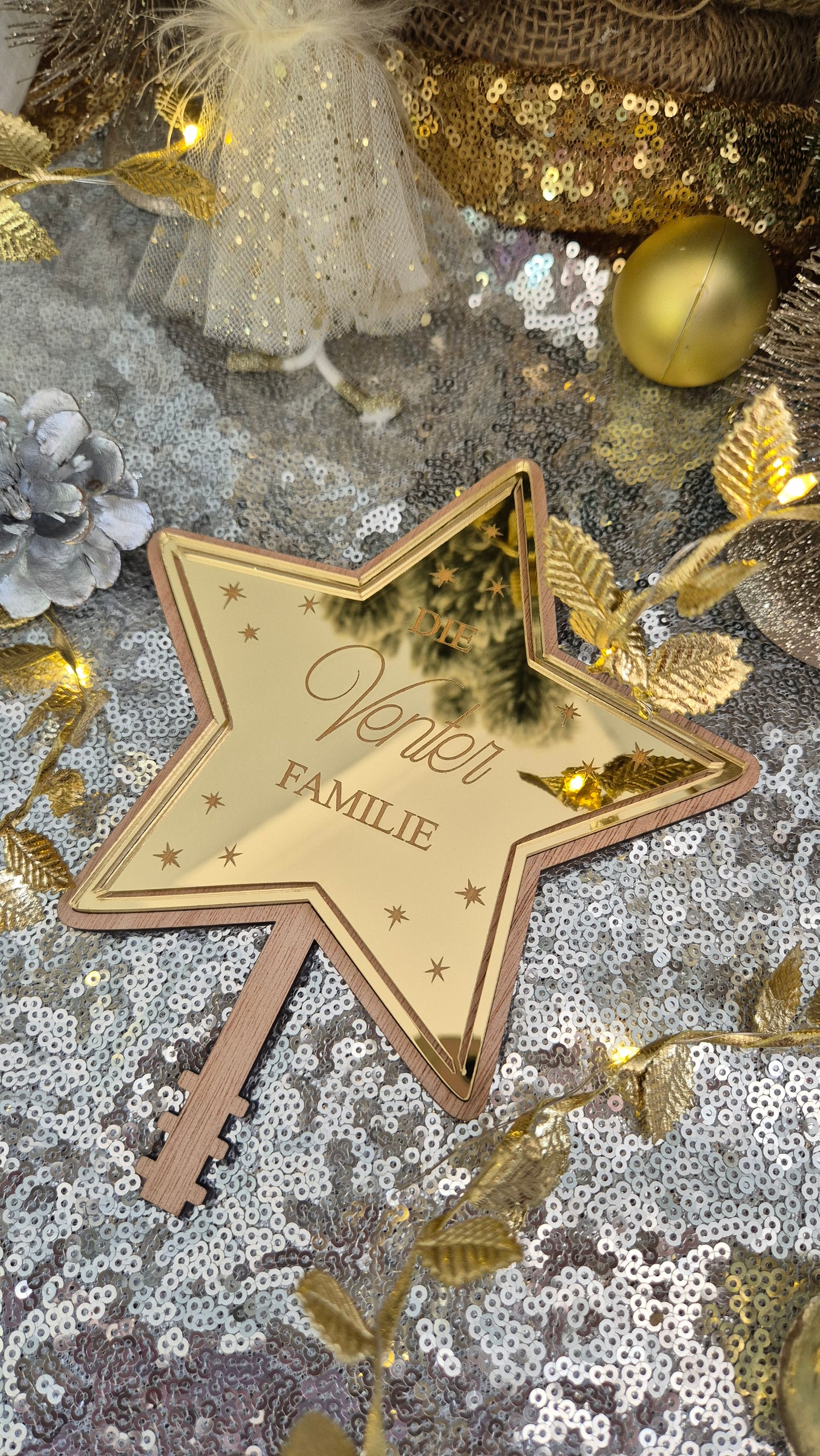 Christmas tree Topper (medium 150mmW)