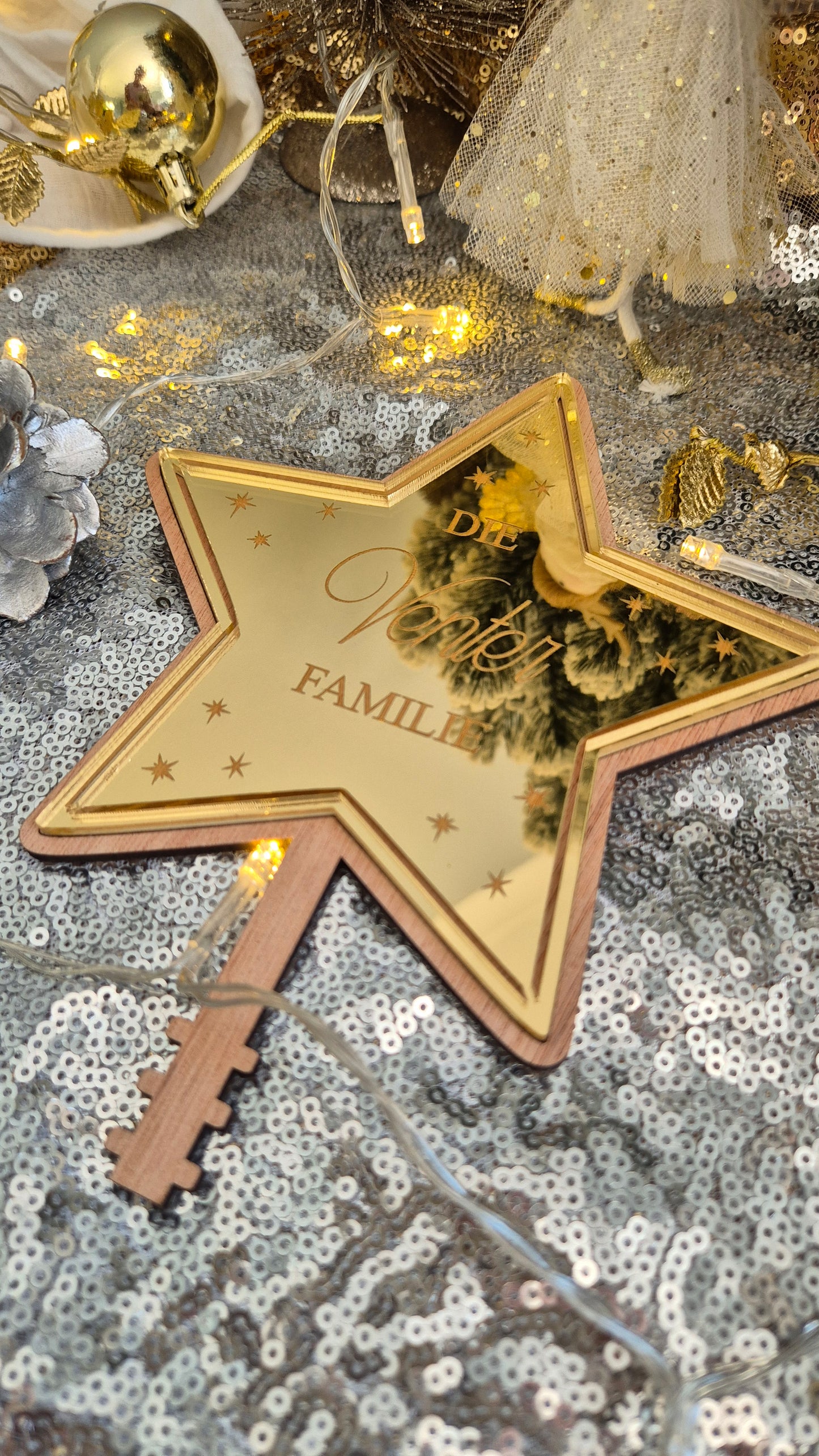 Christmas tree Topper (medium 150mmW)