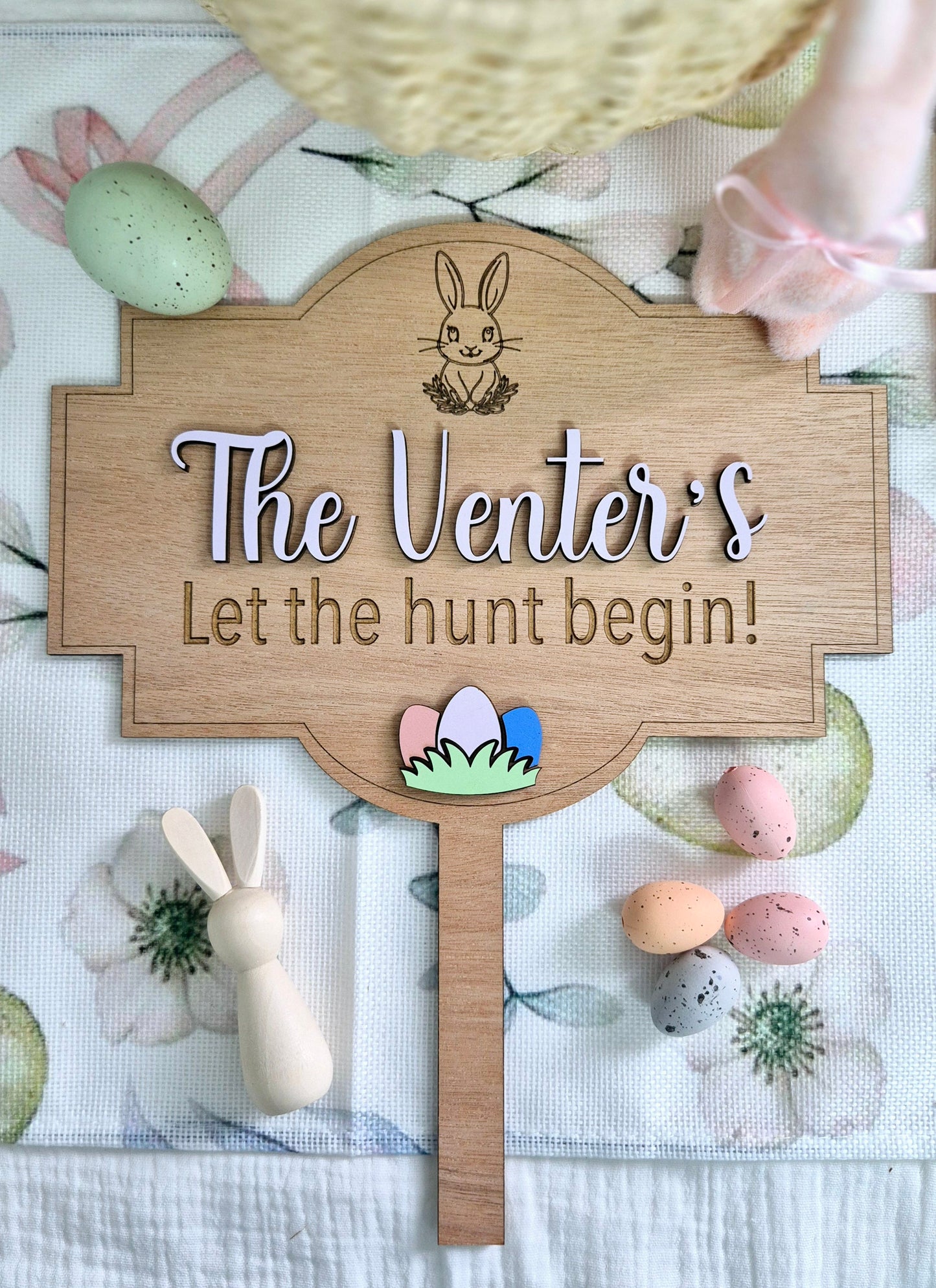 Let the hunt begin Family sign