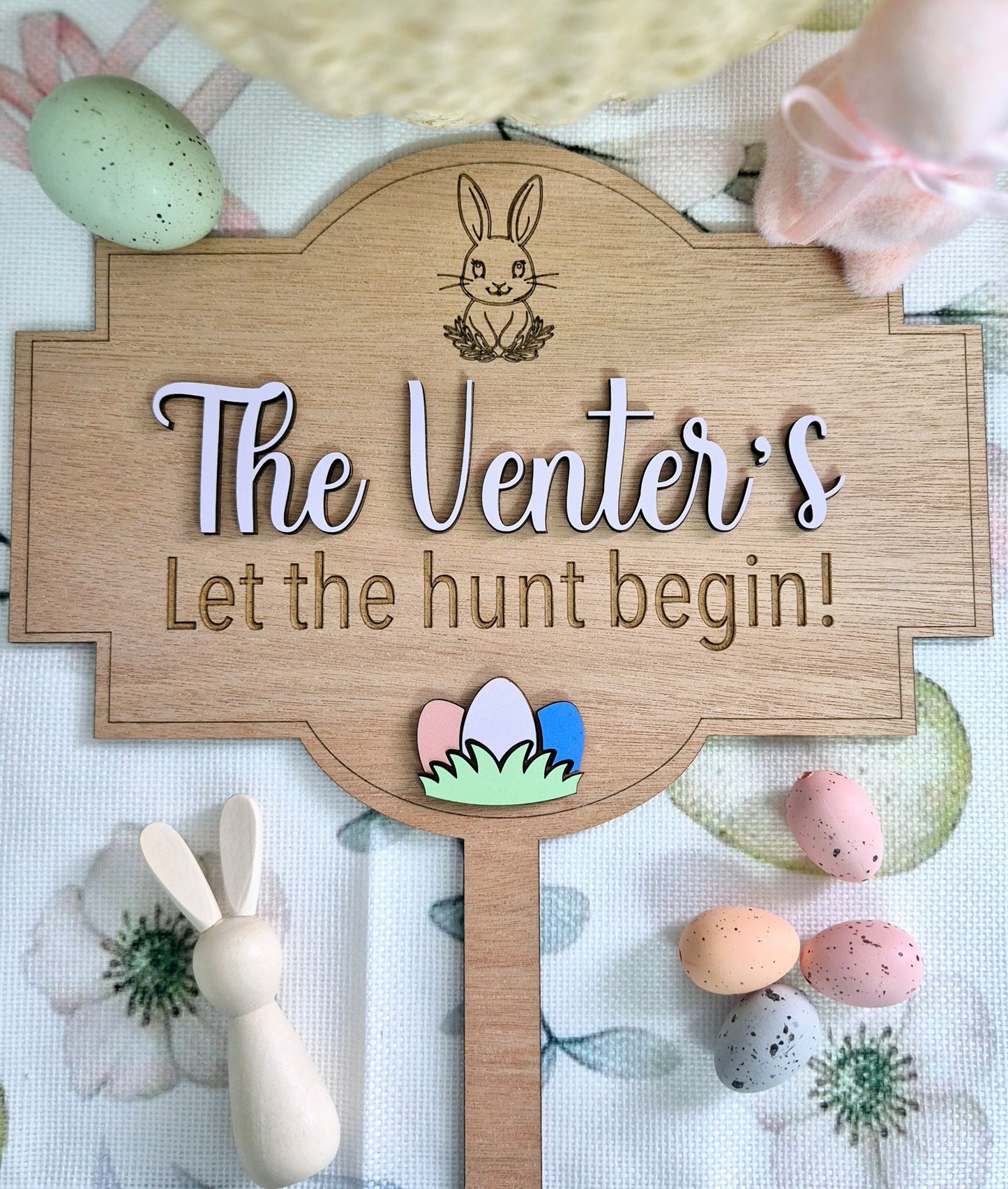 Let the hunt begin Family sign