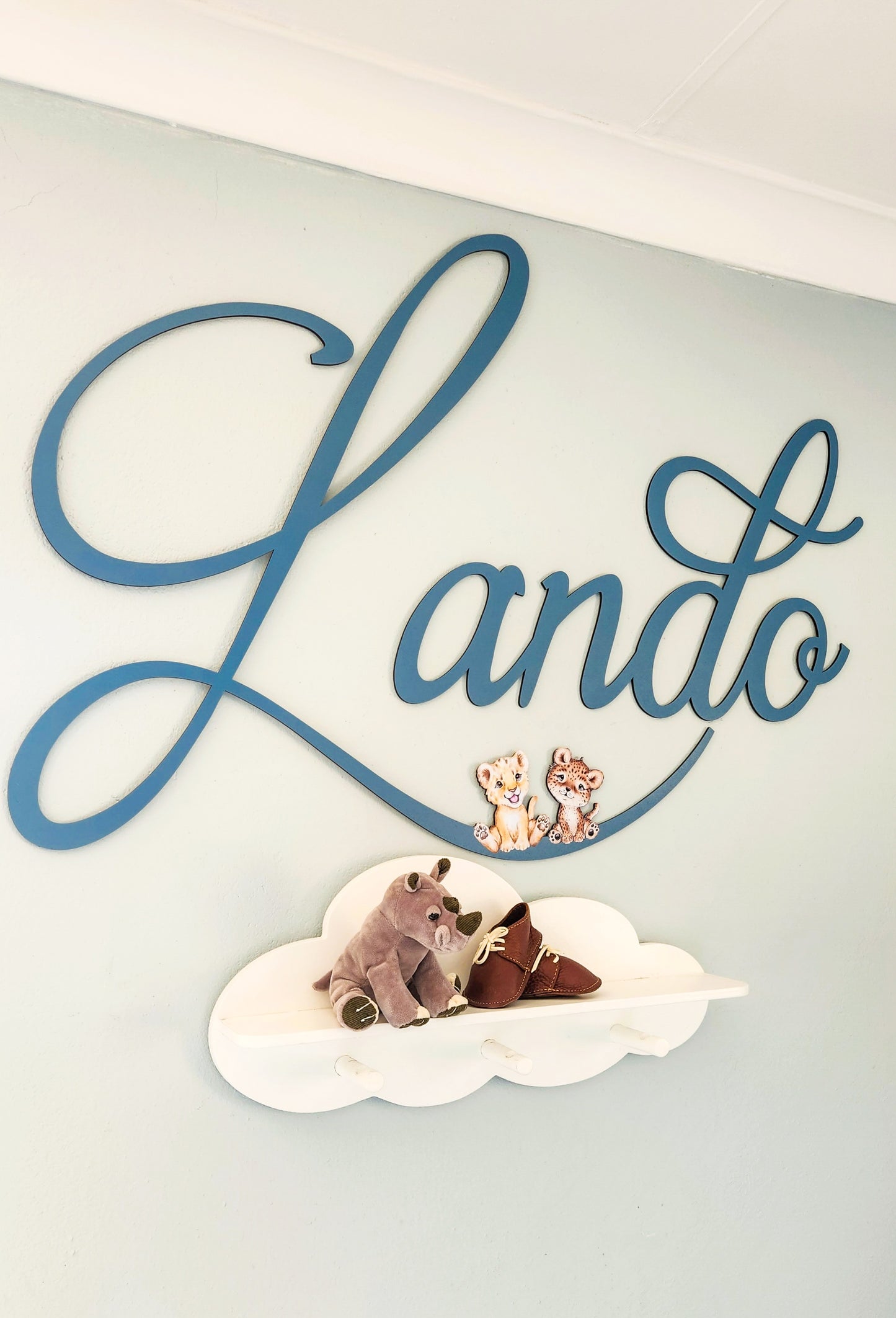 Painted Wooden Wall Names