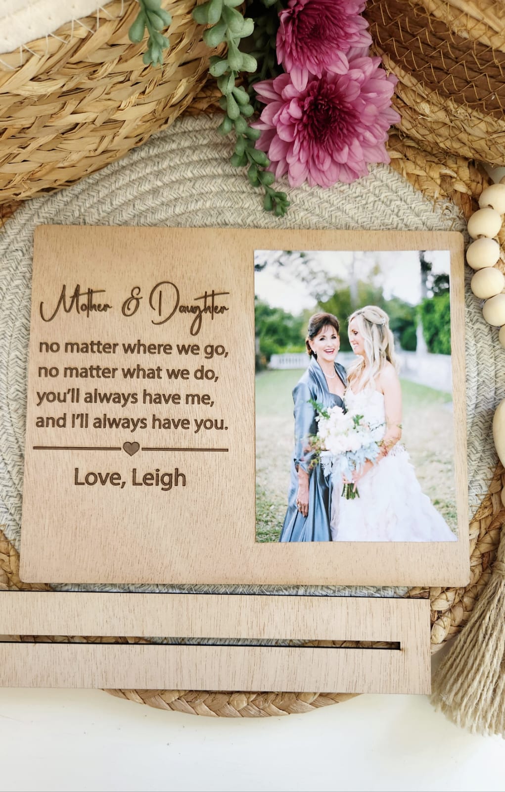 Mother & Daughter Picture plaque