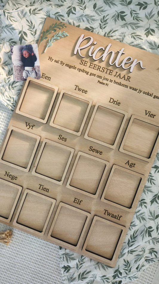 My first year board with 3d frame detail