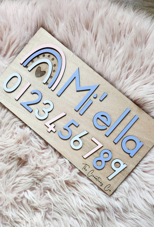 Name & Number Puzzle