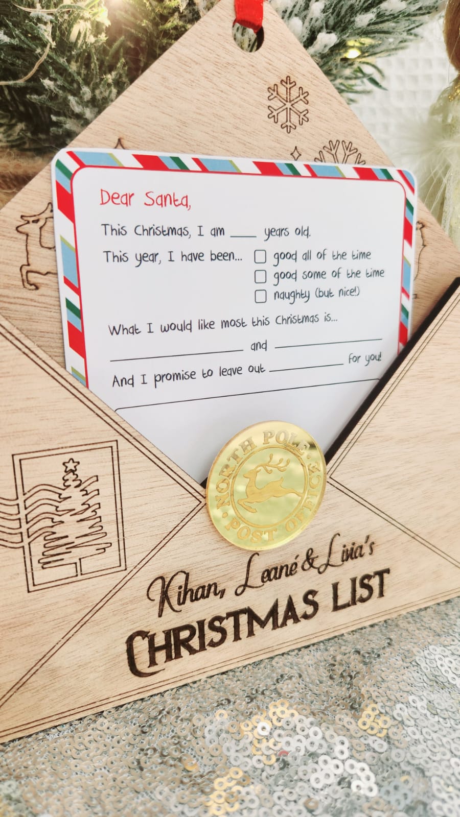 Letter to Santa envelope