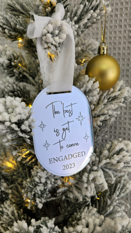 The best is yet to come tree ornament (personalised)